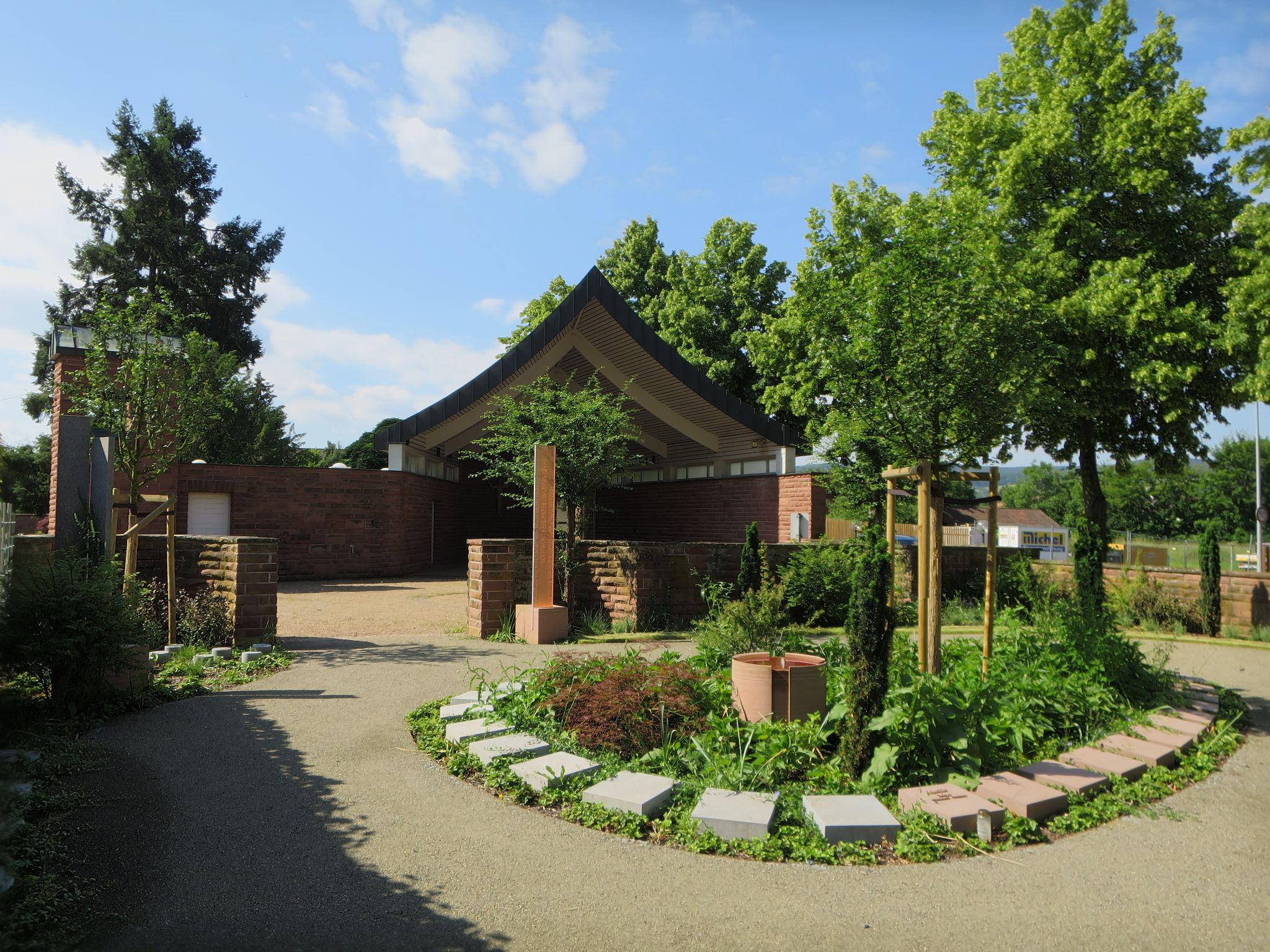 Der neue Urnenfriedhof ist fertiggestellt