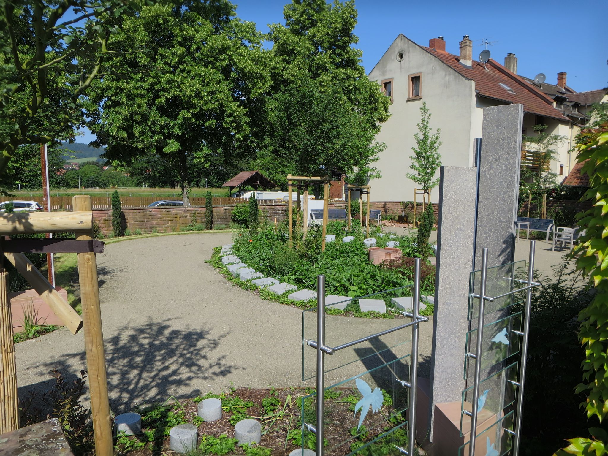 Der neue Urnenfriedhof ist fertiggestellt