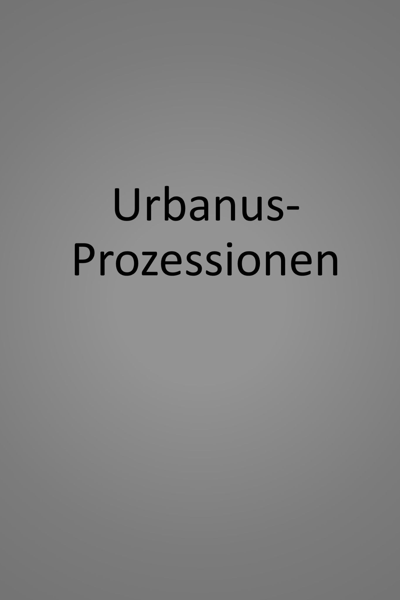 Urbanusprozessionen