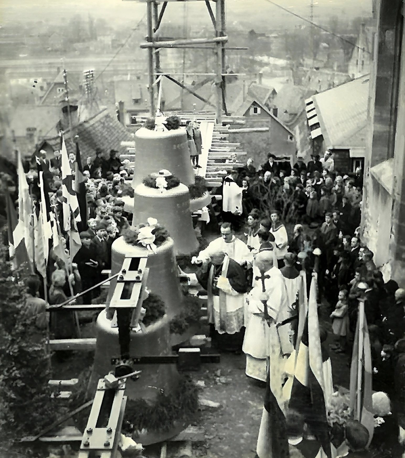 Neue Glocken für Klingenberg 1948