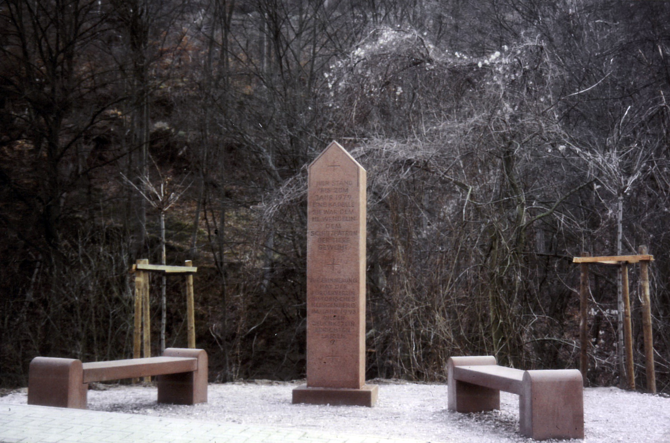 05 1994 140 Errichtung eines Gedenksteins an die Wendelinus Kapelle