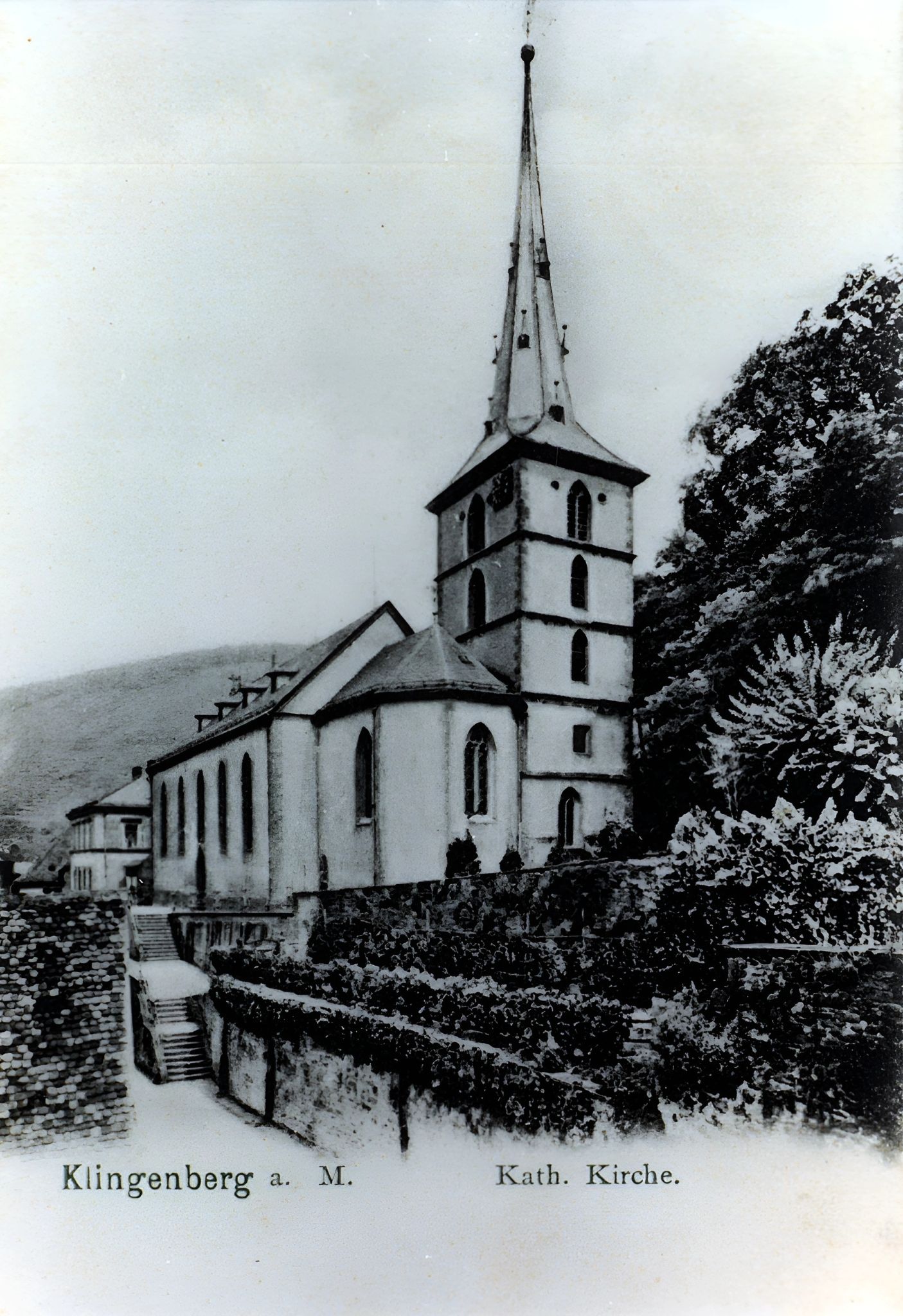 Ansichtskarte der Stadtpfarrkirche St. Pankratius
