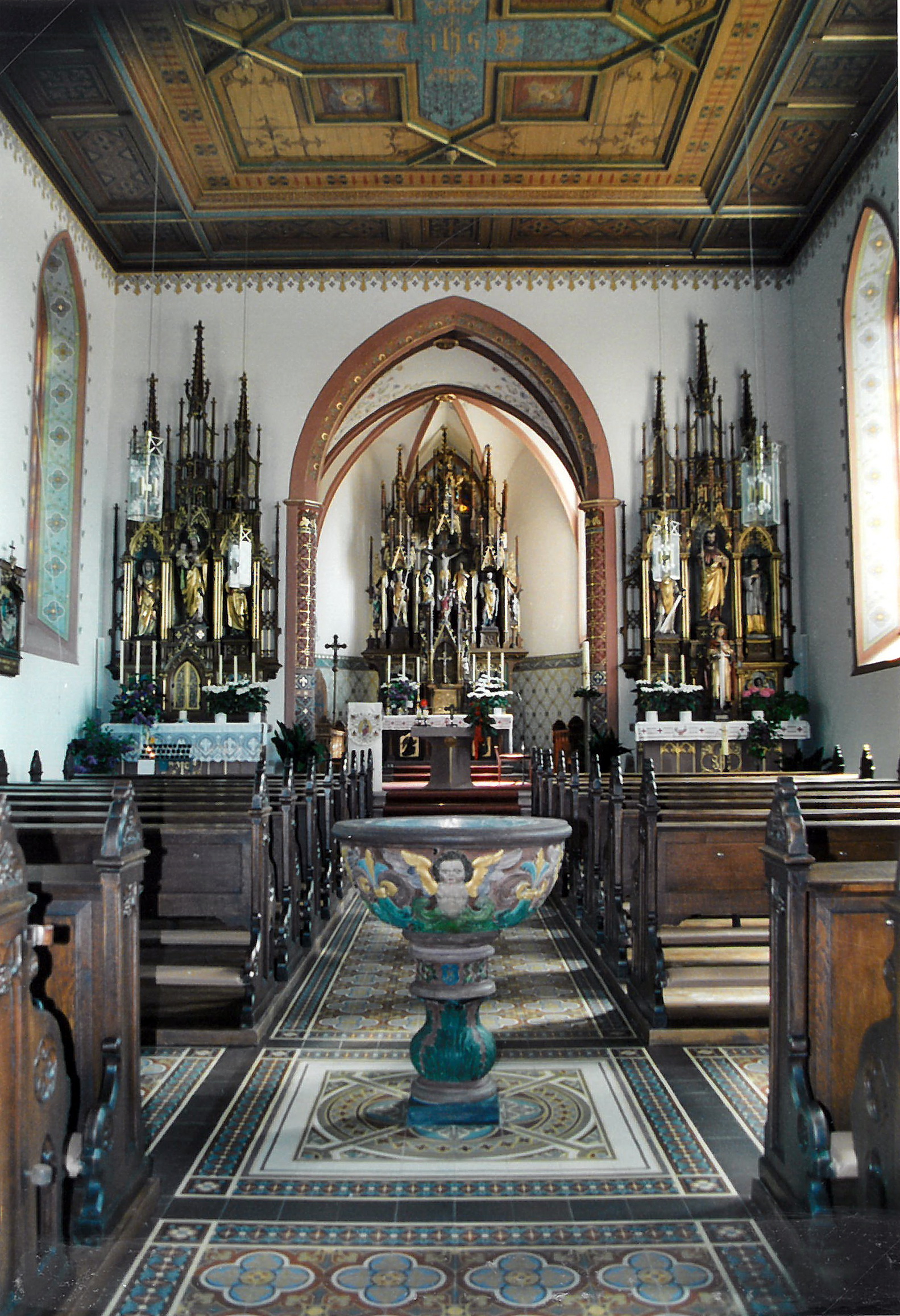 Innenansicht der Pfarrkirche St. Pankratius