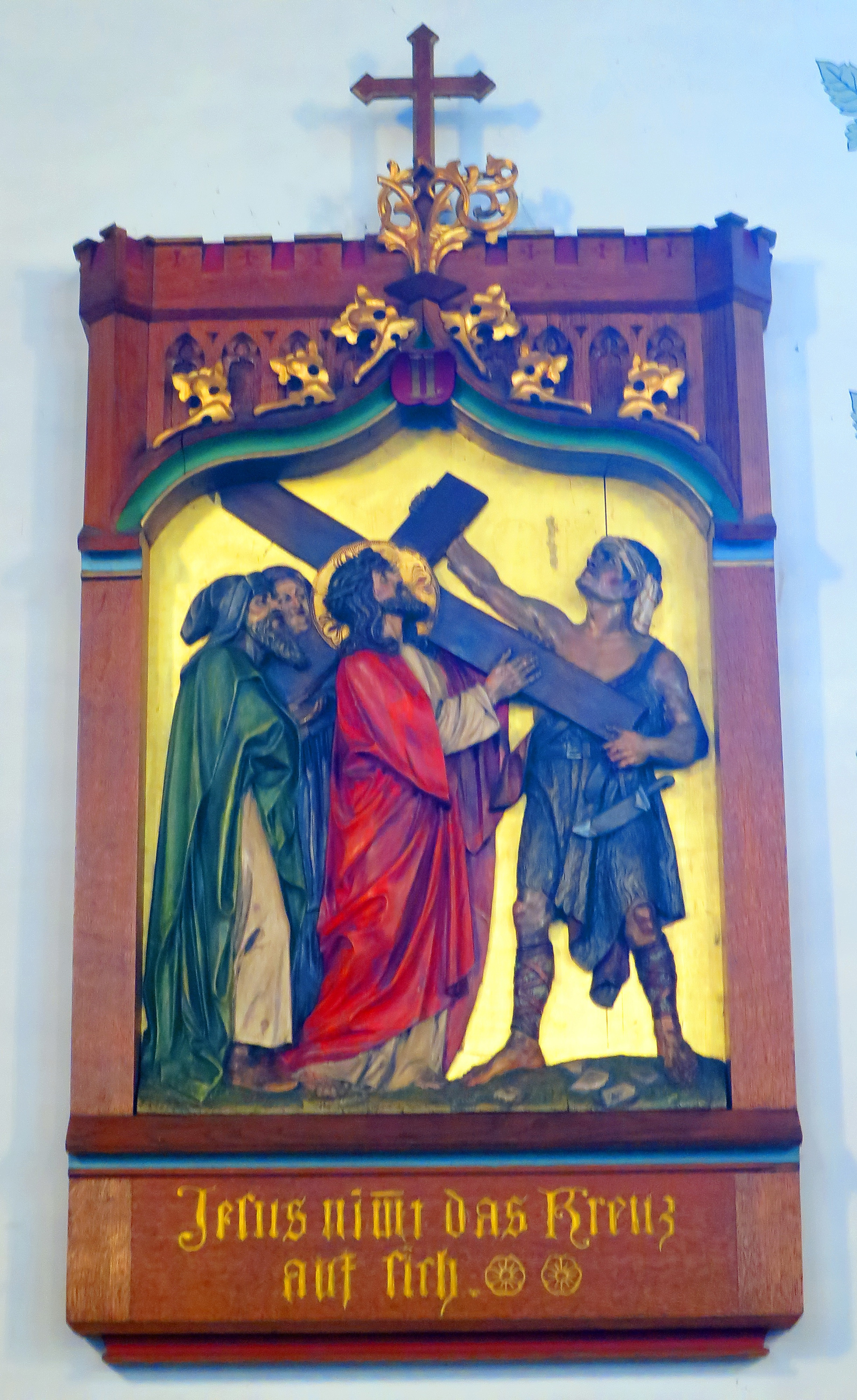 Der Kreuzweg Station 2