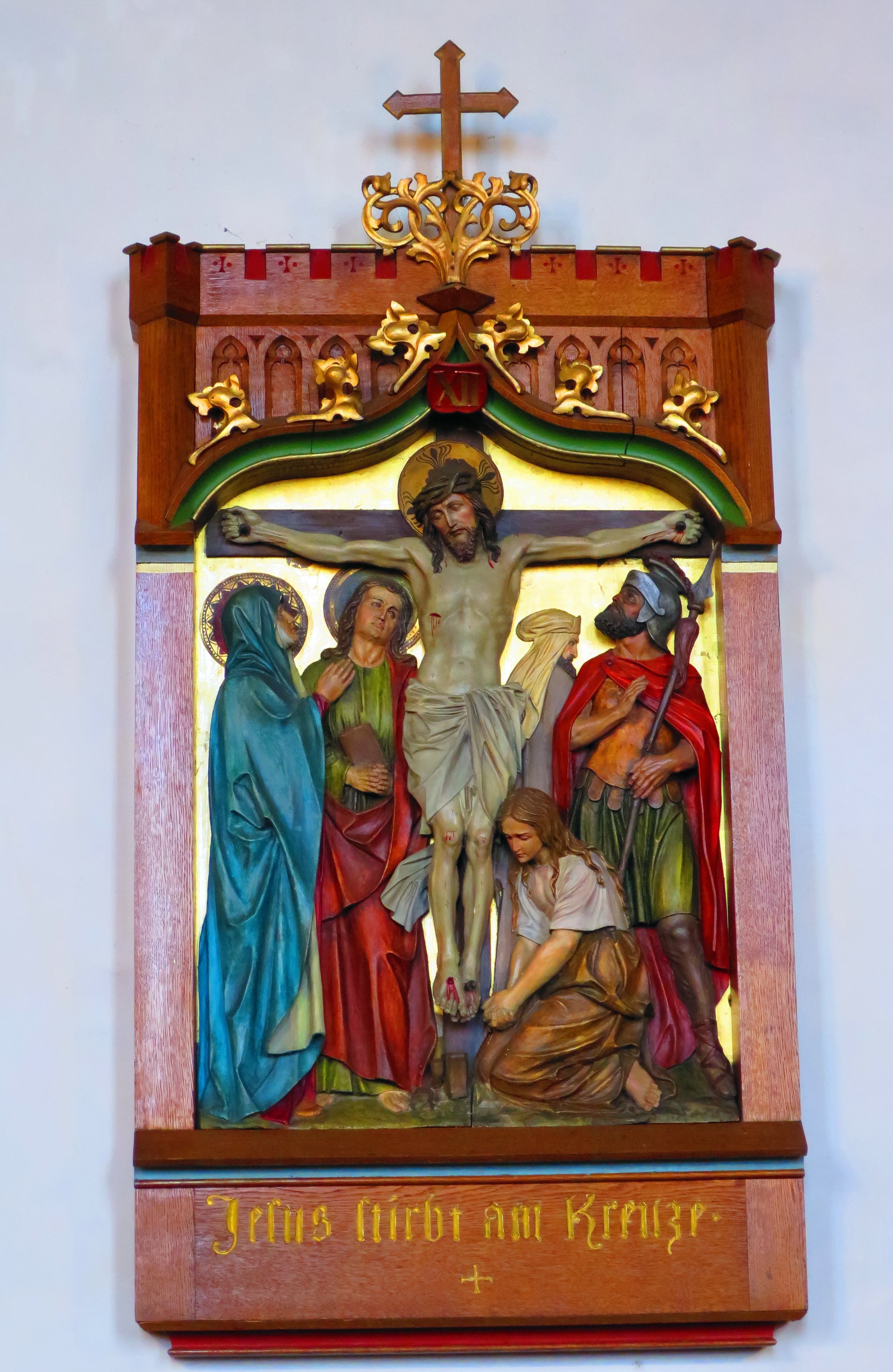 Der Kreuzweg Station 12