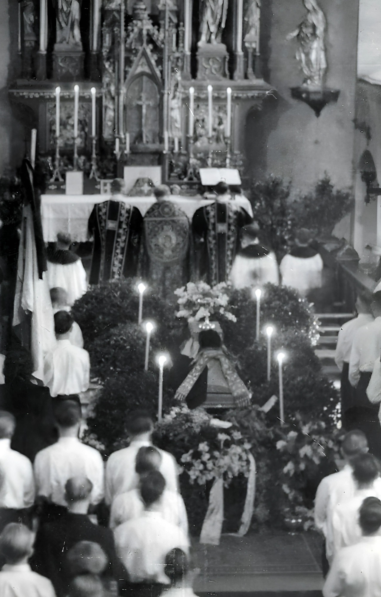 Trauerzug Pfarrer Georg Stumpf