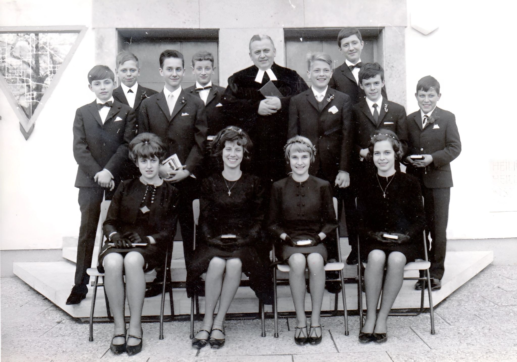 Gruppenfoto Konfirmation 1967
