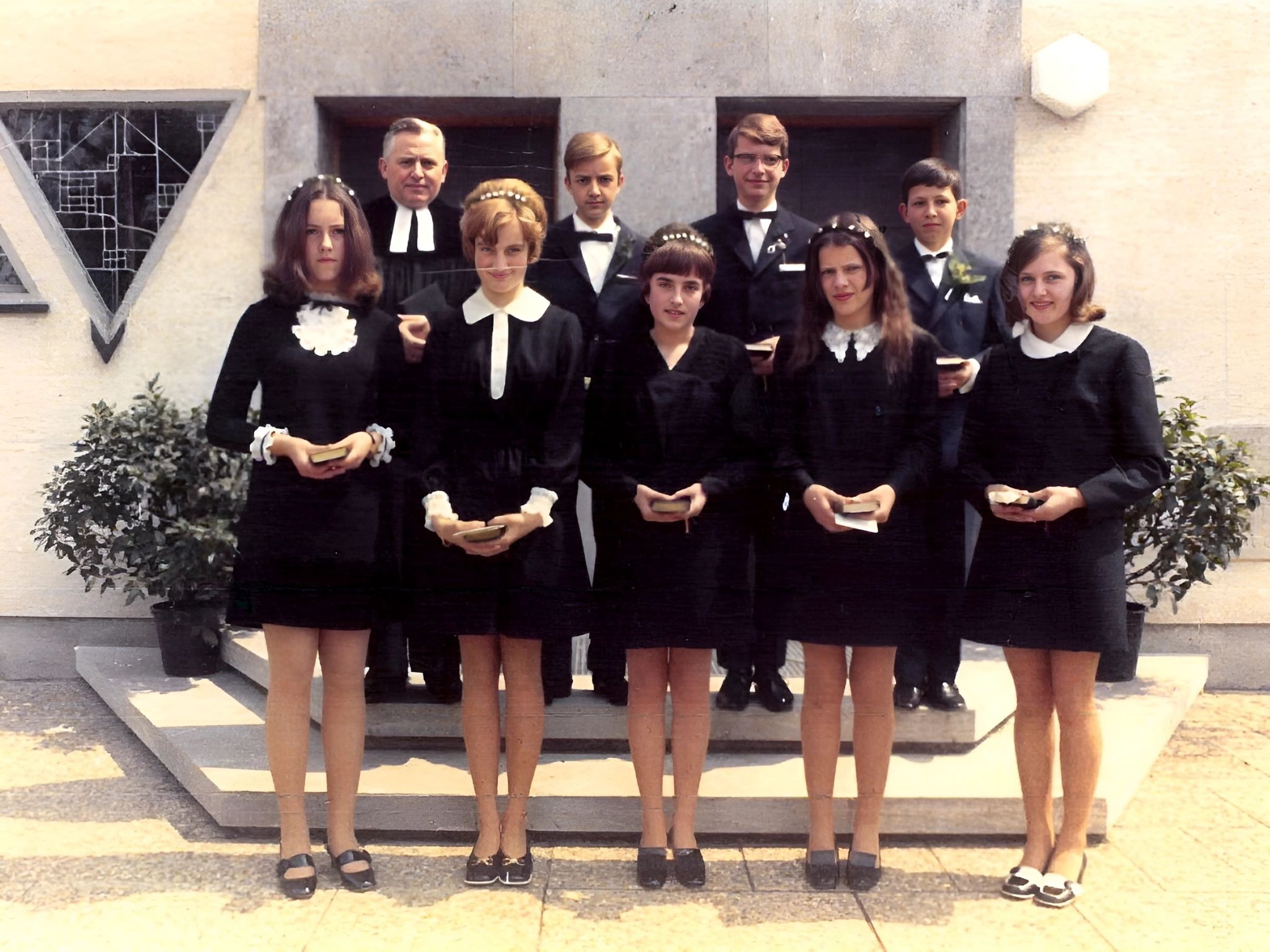 Gruppenfoto Konfirmation 1970