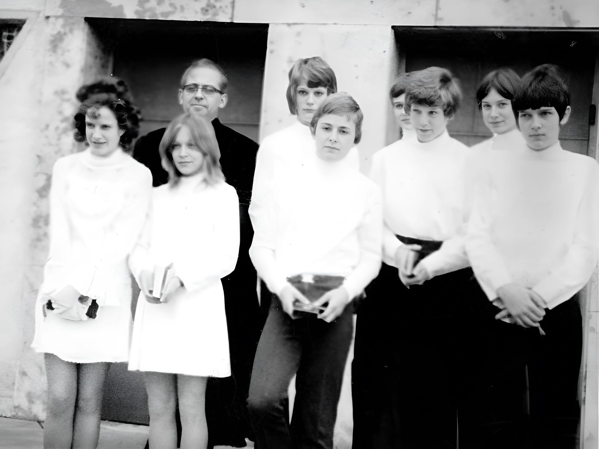 Gruppenfoto Konfirmation 1972
