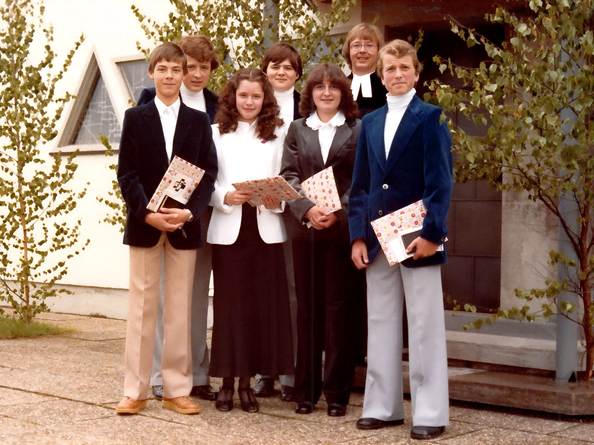 Gruppenfoto Konfirmation 1980