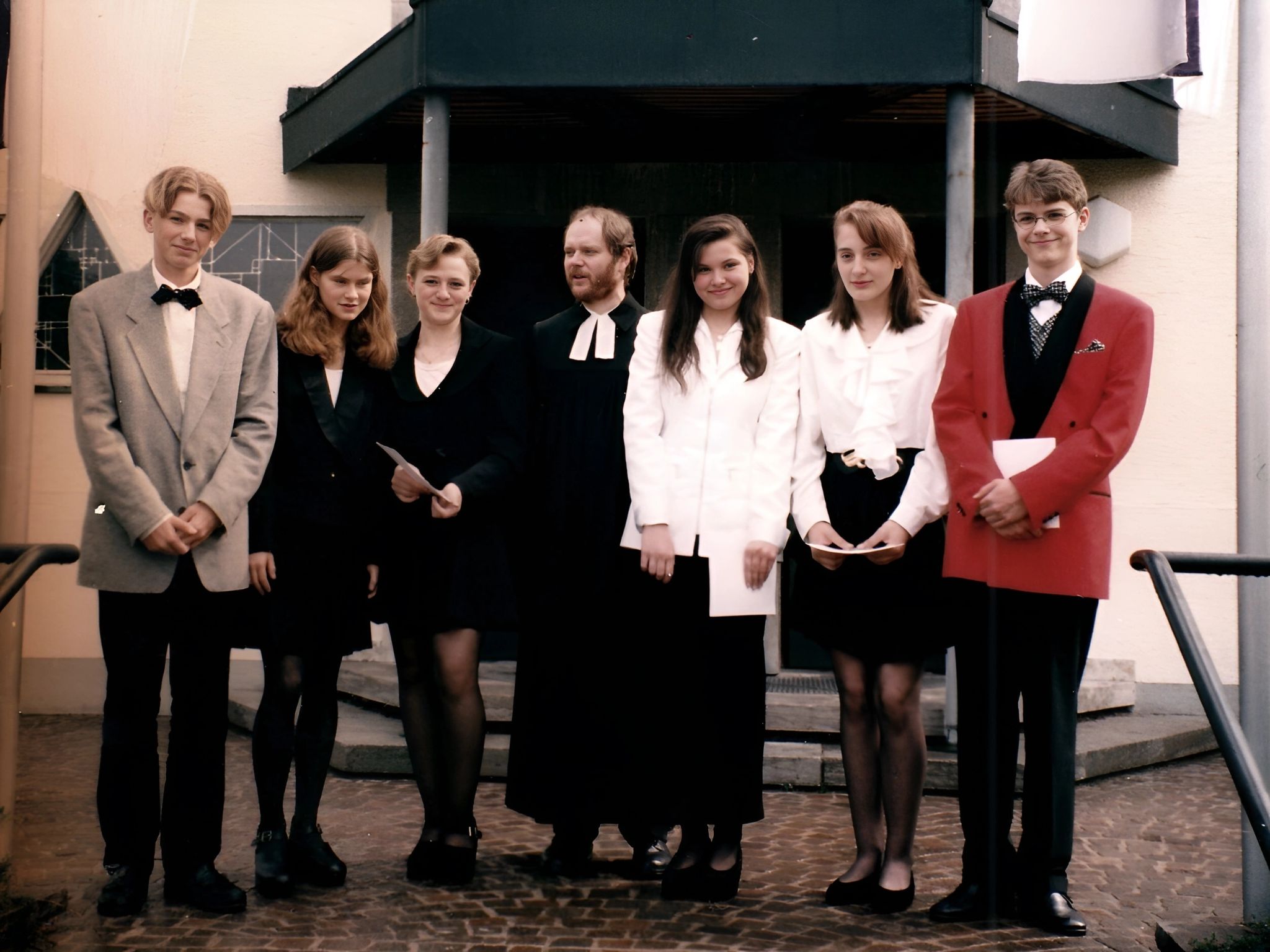 Gruppenfoto Konfirmation 1986