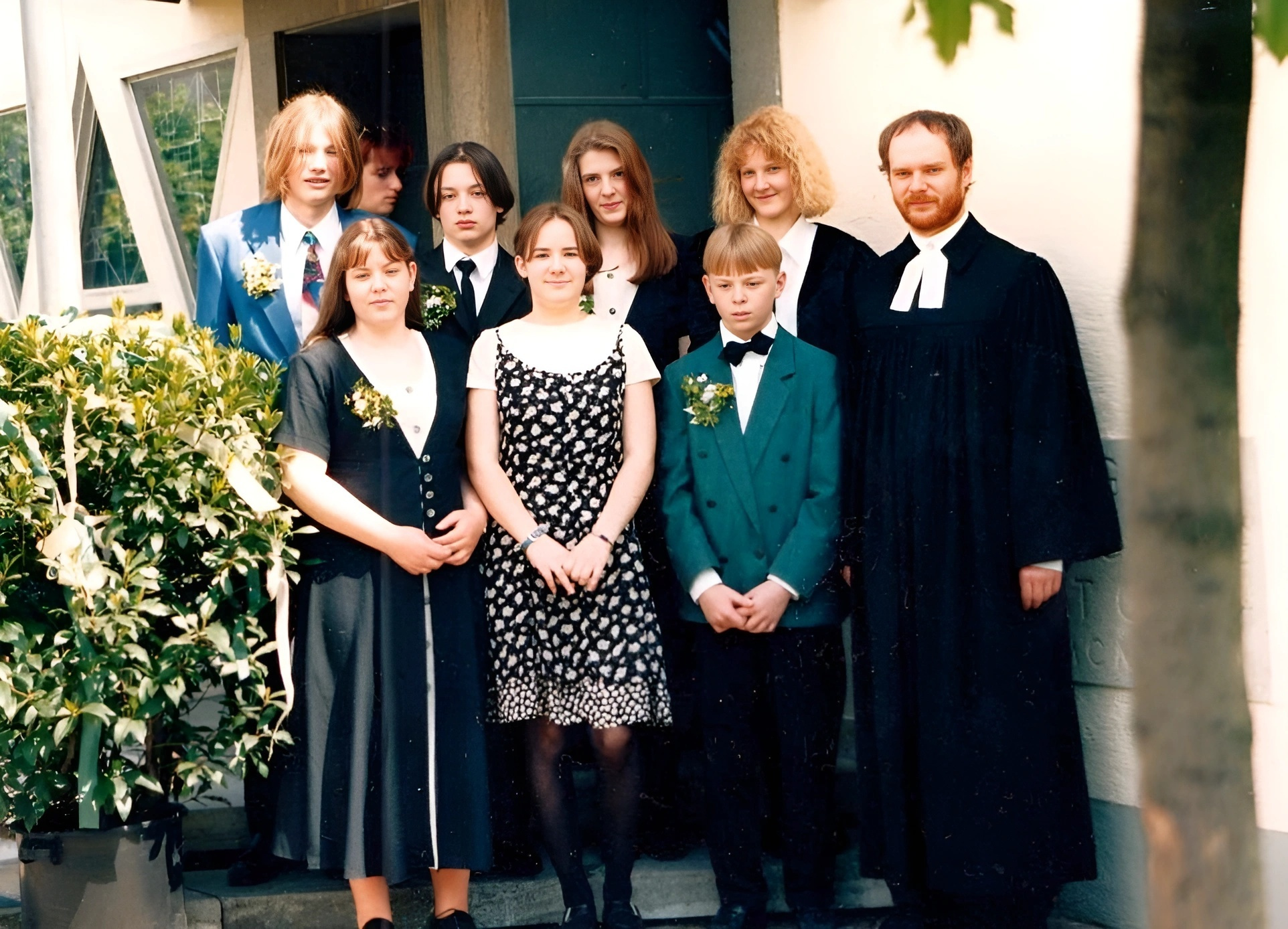 Gruppenfoto Konfirmation 1996