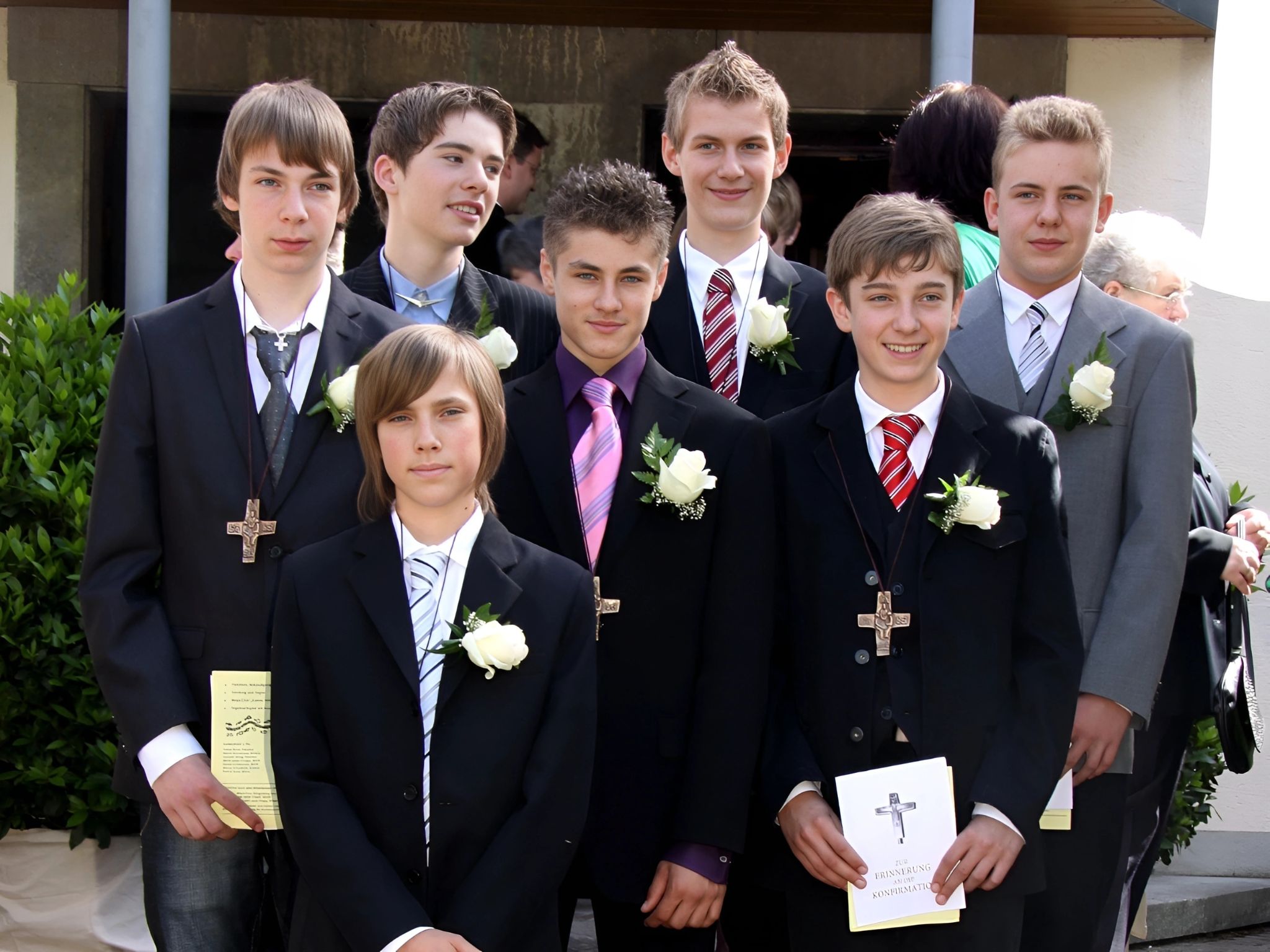 Gruppenfoto Konfirmation 2009