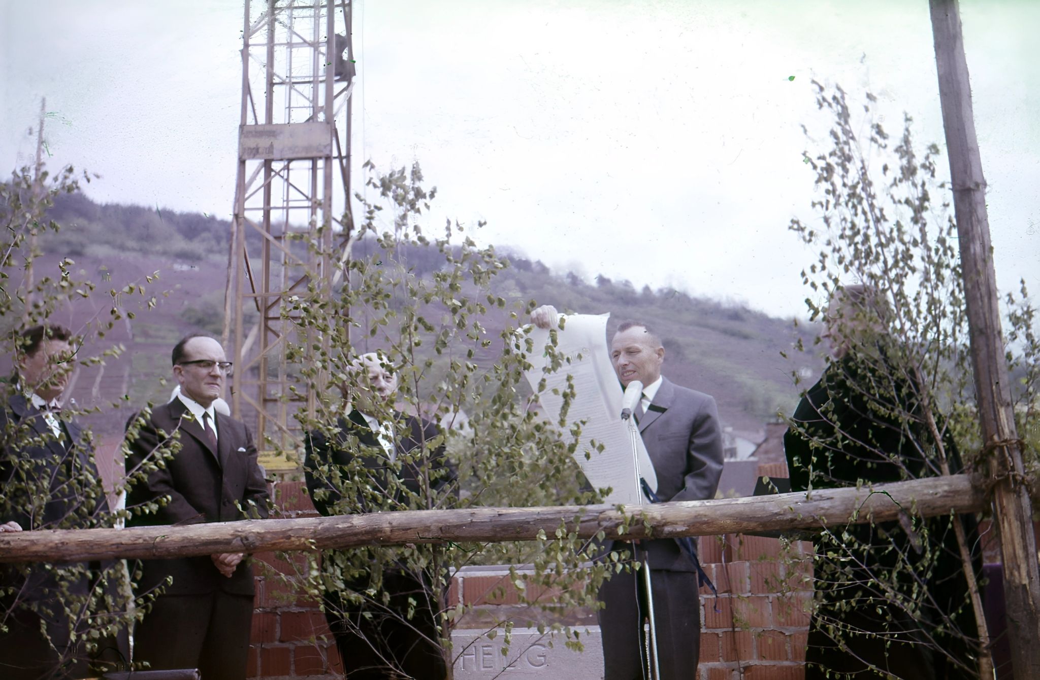 1965 200 Grundsteinlegung