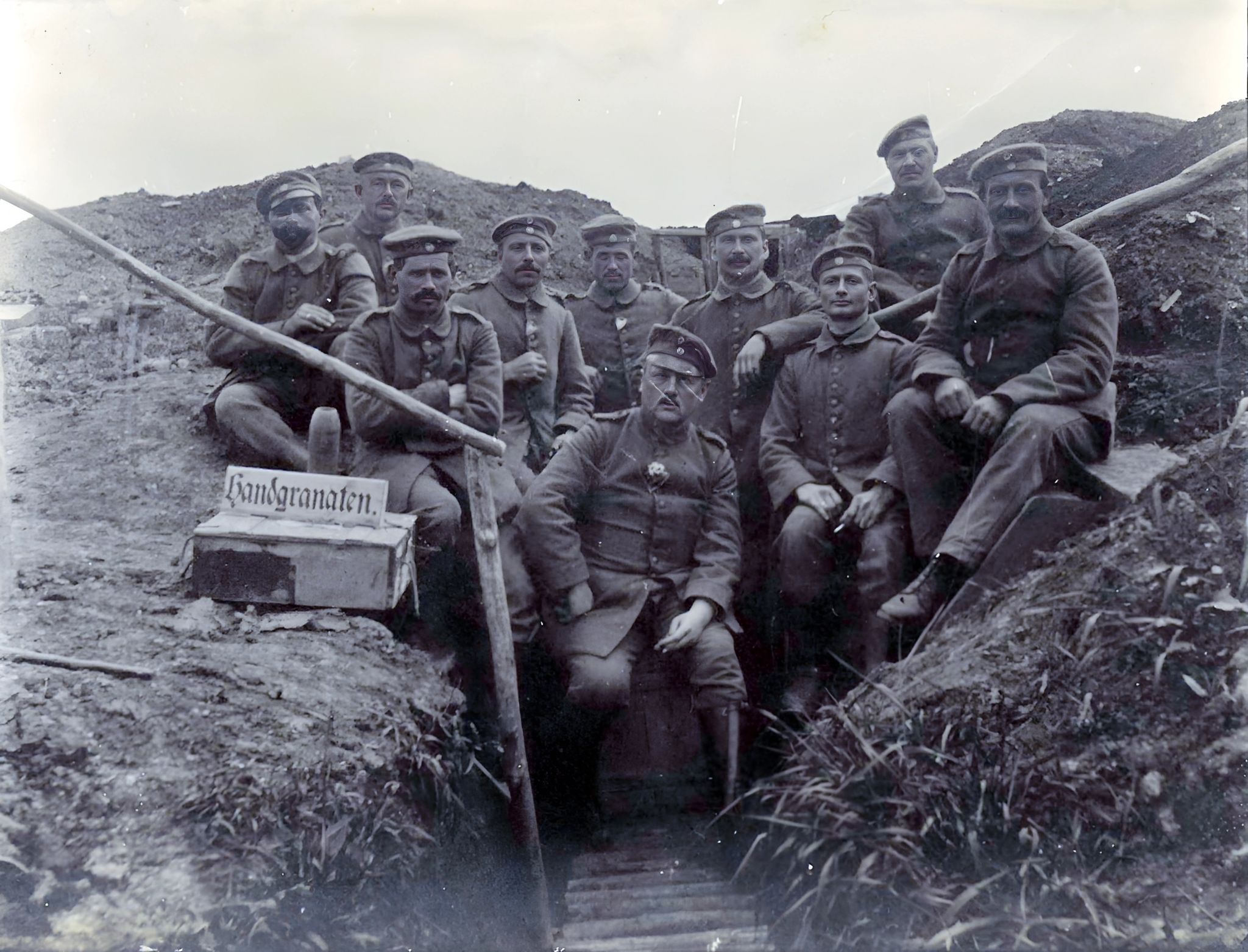Gruppenfoto aus dem ersten Weltkrieg
