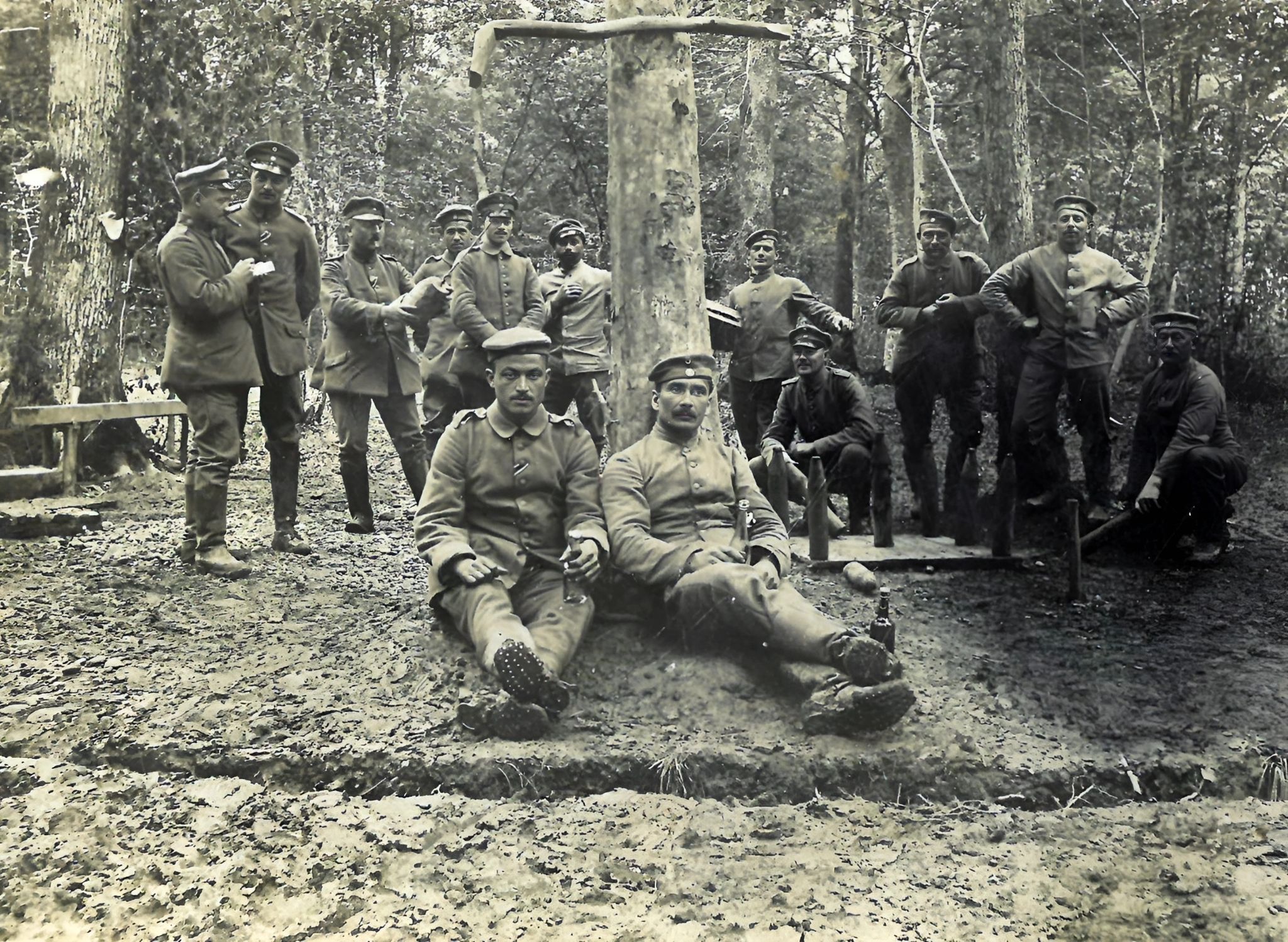 Szene aus dem Ersten Weltkrieg