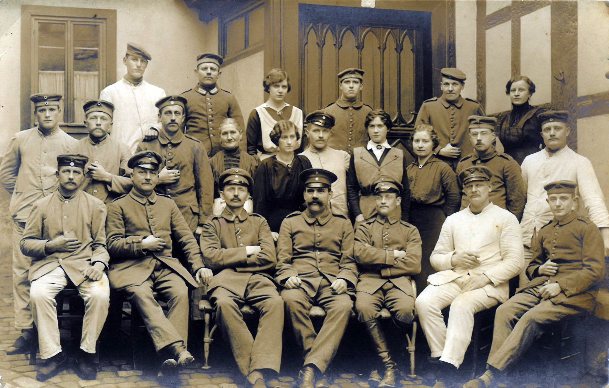 Gruppenfoto Vereinslazarett 1916