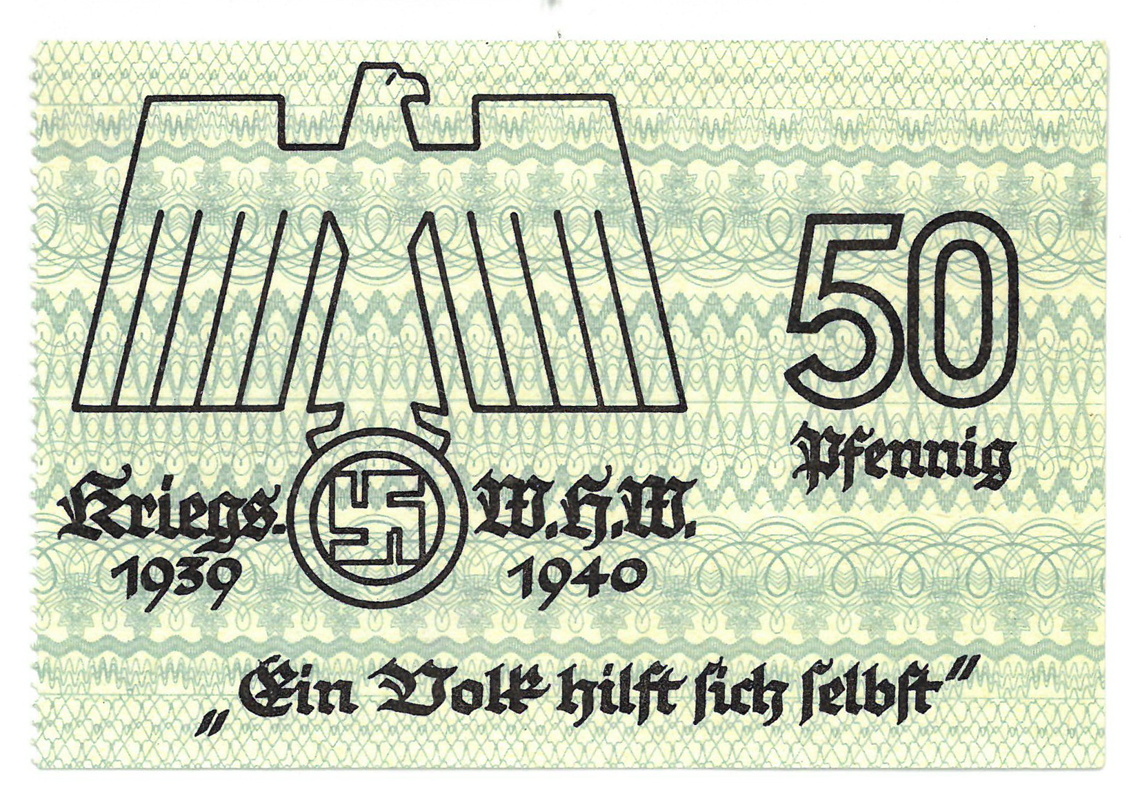 Kriegspfennig Winterhilfswerk 1939-1940