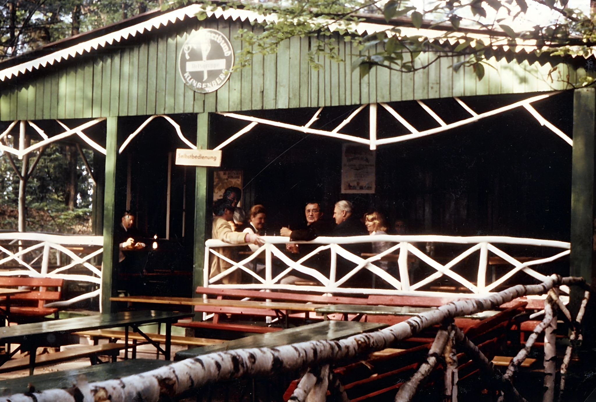 Die Schutzhütte am Aussichtsturm 1970