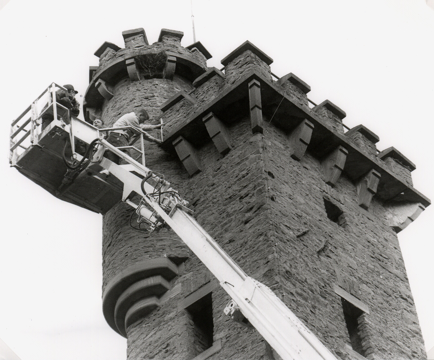 Schadensaufnahme im Oktober 2001