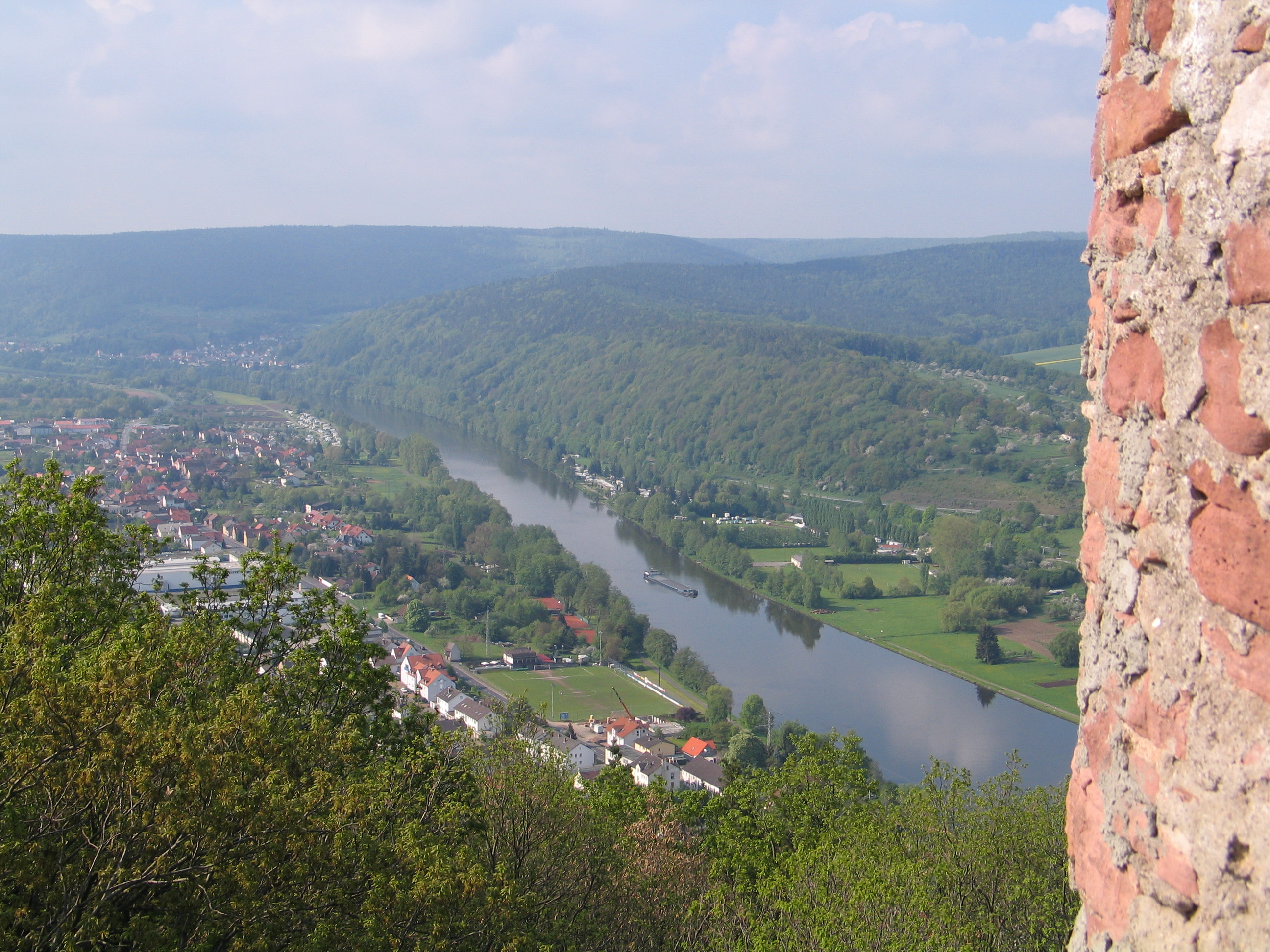 Blick vom Aussichtsturm nach Südwesten
