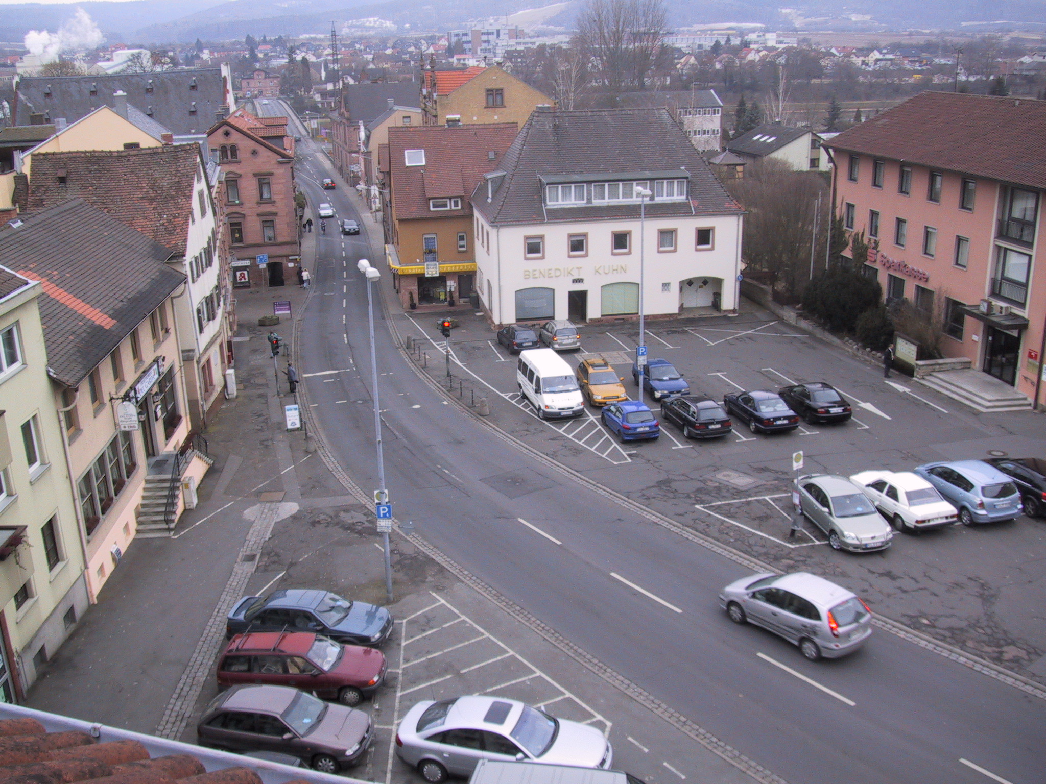 Der Marktplatz vor der Umgestaltung
