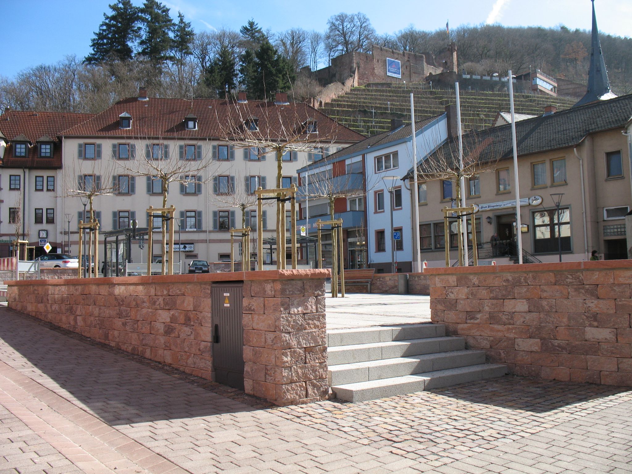 Der Marktplatz ist fertiggestellt