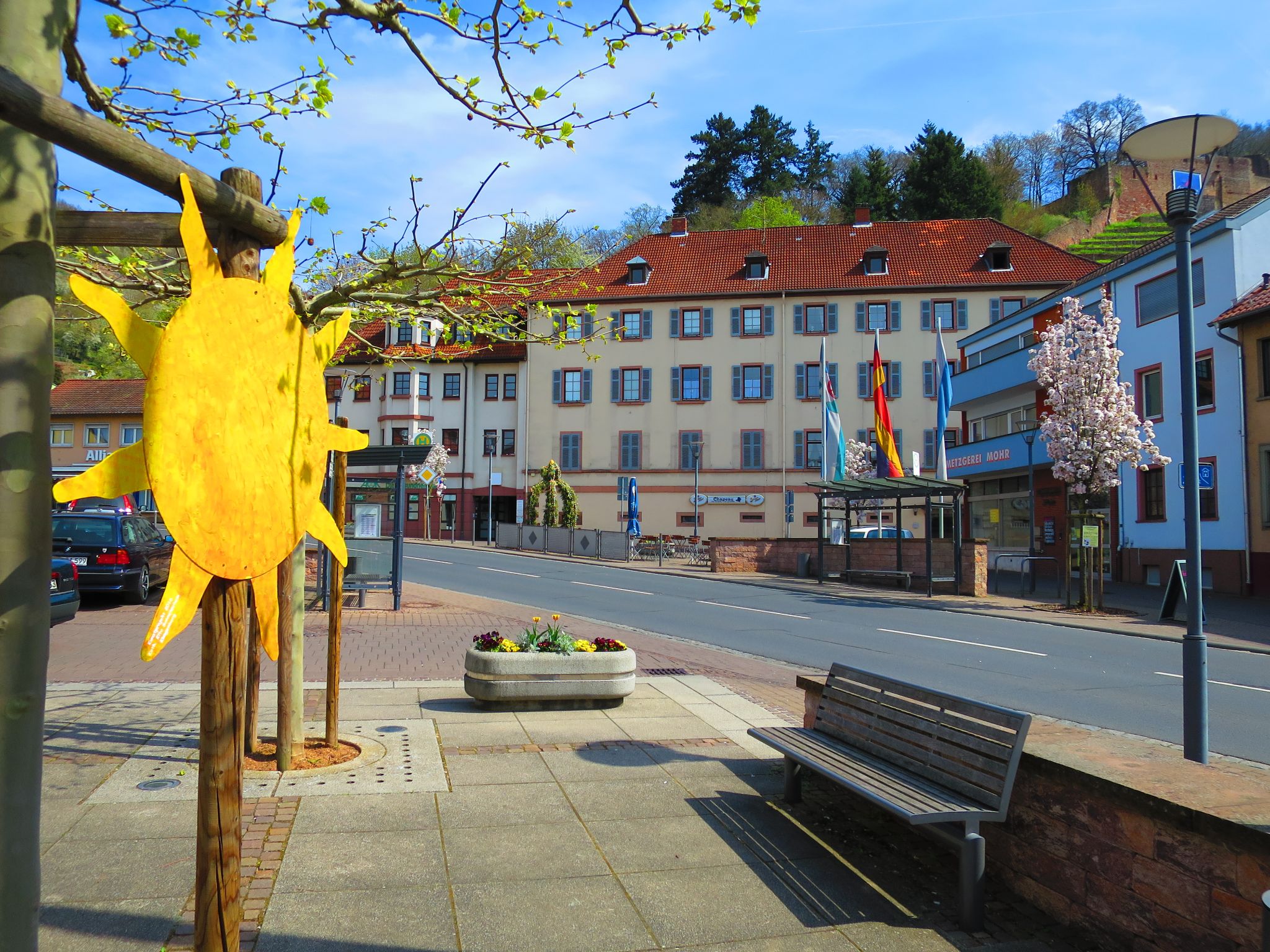Der Marktplatz am 10.04.2017