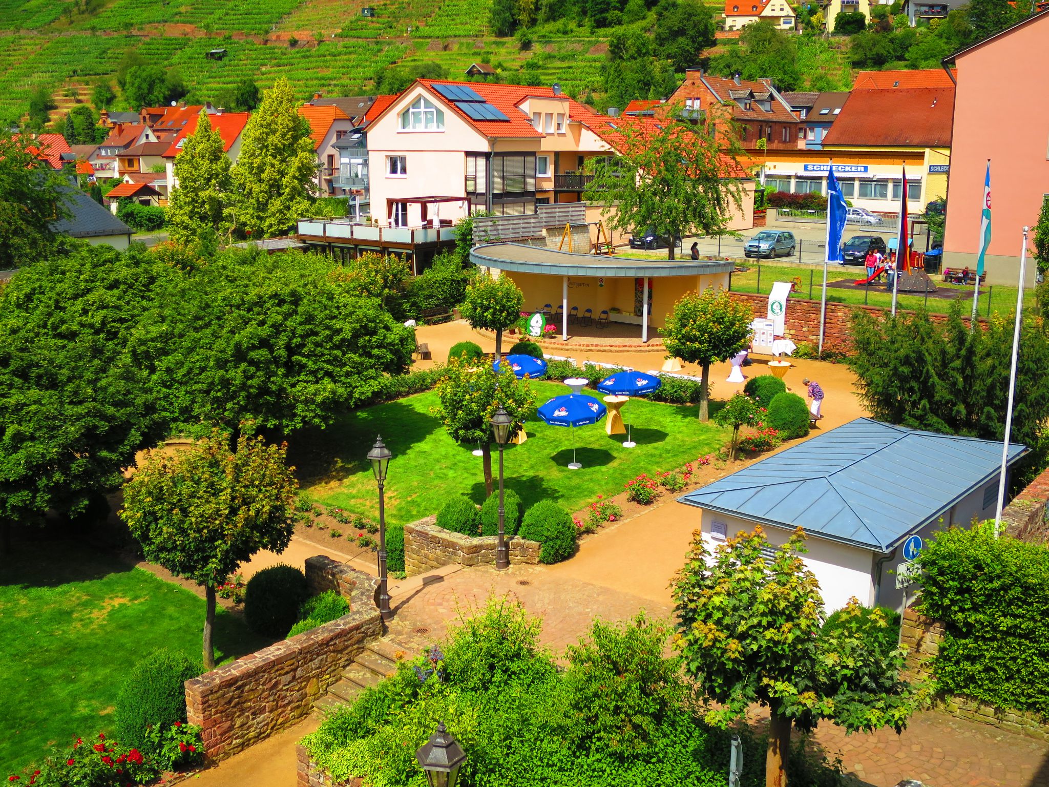 Der Rosengarten am 26.06.2014