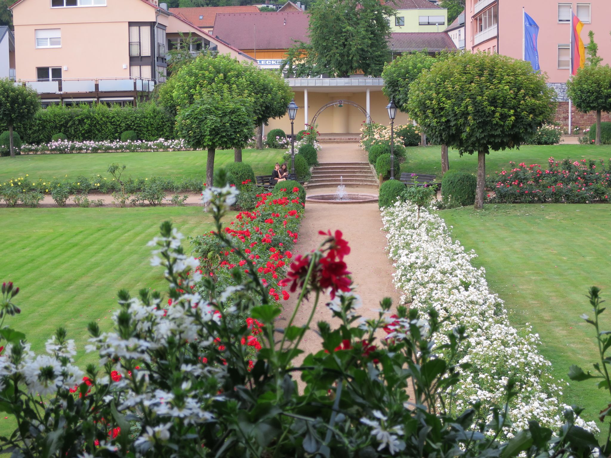 Der Rosengarten am 08.06.2018