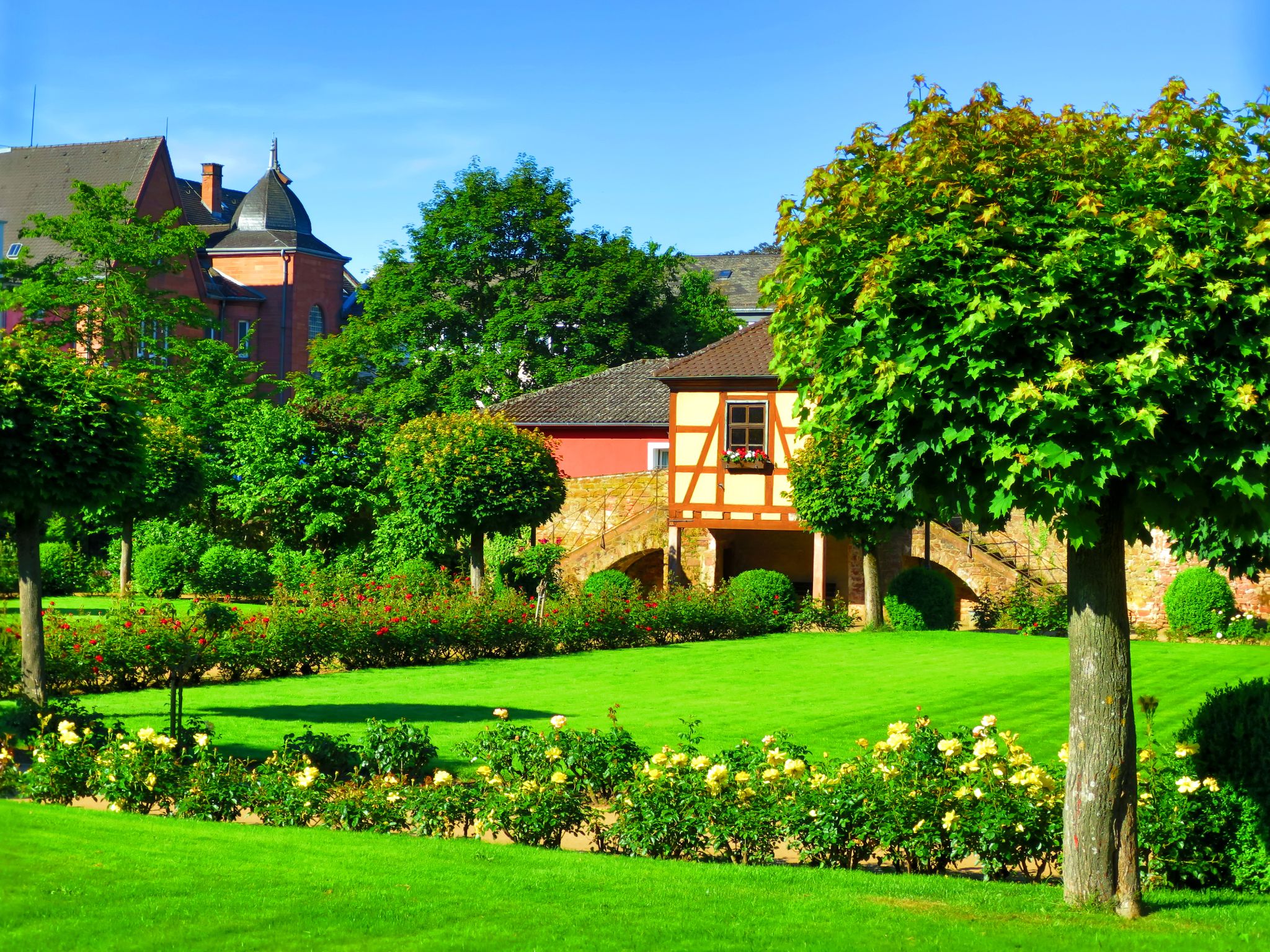 Der Rosengarten am 02.06.2019