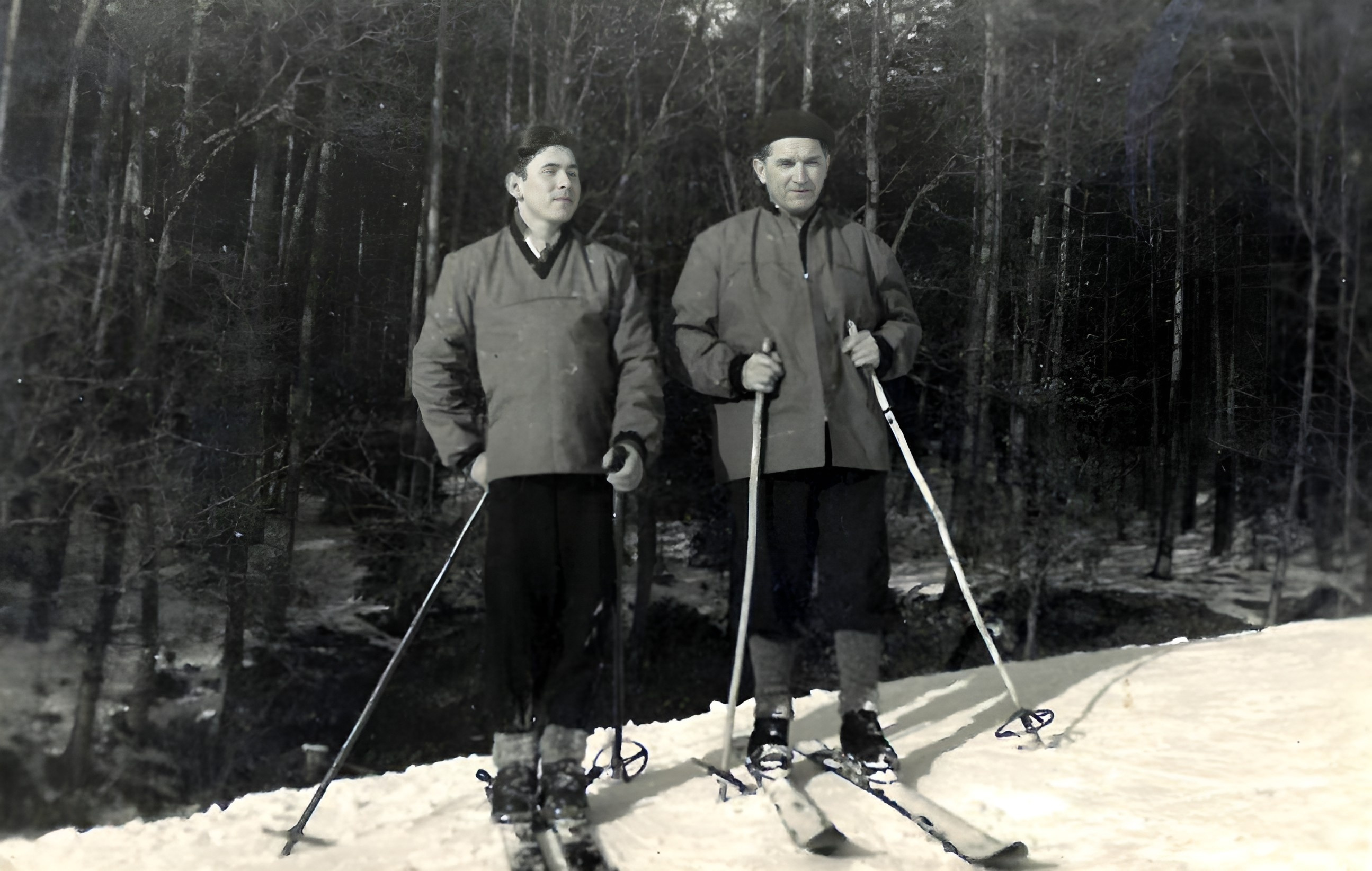 Auf der Süppelswiese im Januar 1955