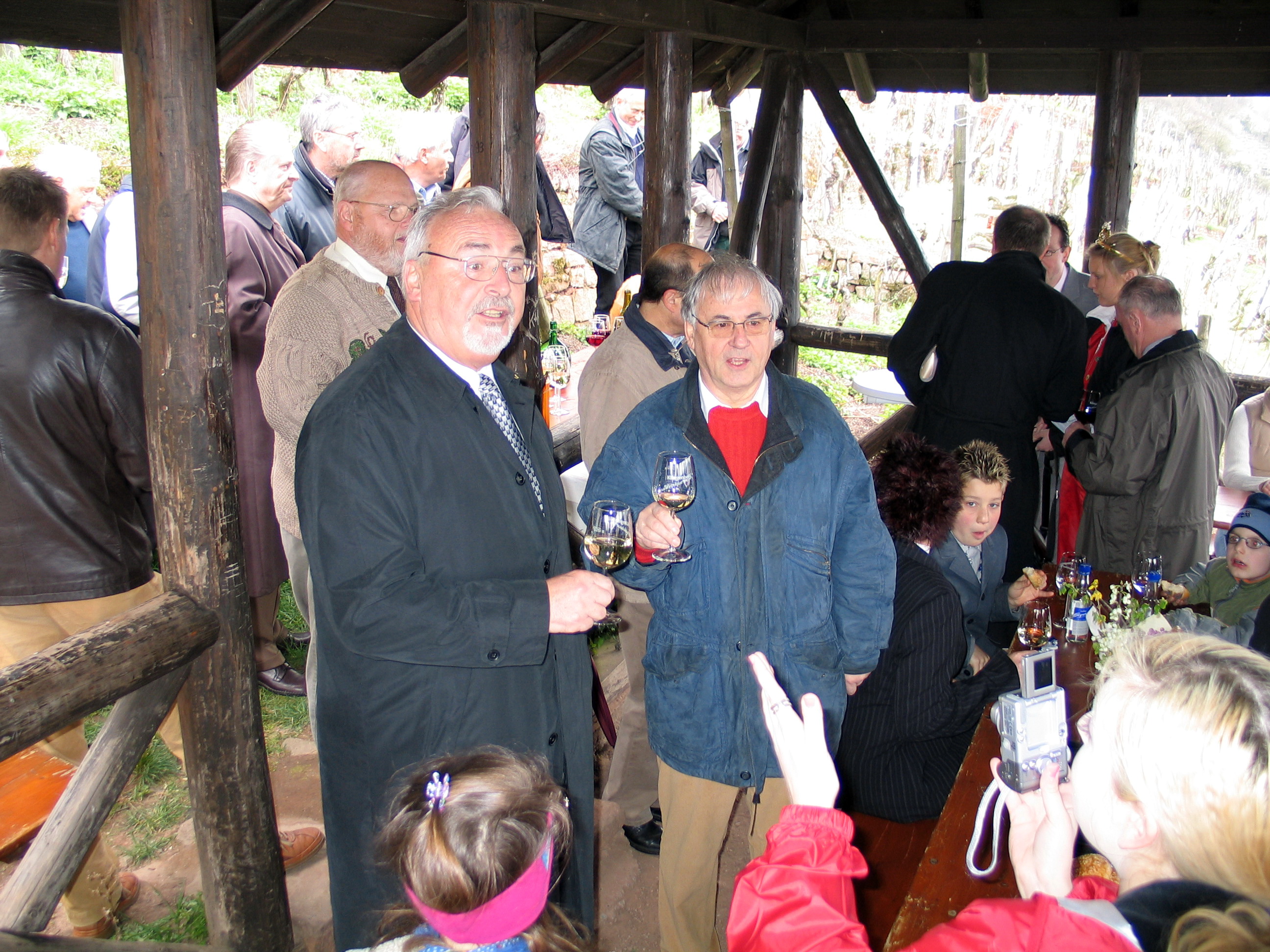 Mandelbaumpflanzung am 04.04.2004