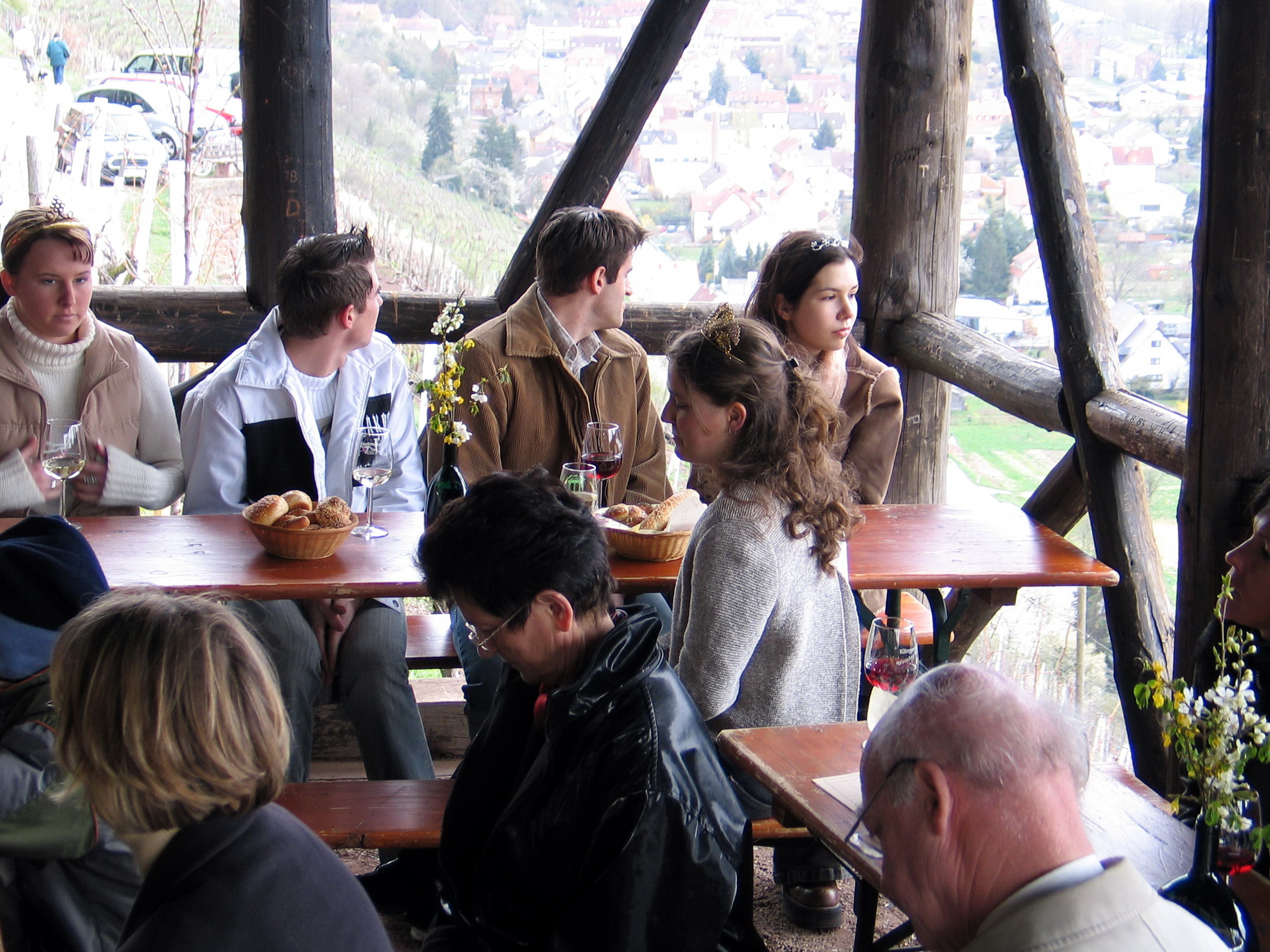 Mandelbaumpflanzung am 04.04.2004 durch den Weinbauverein Klingenberg