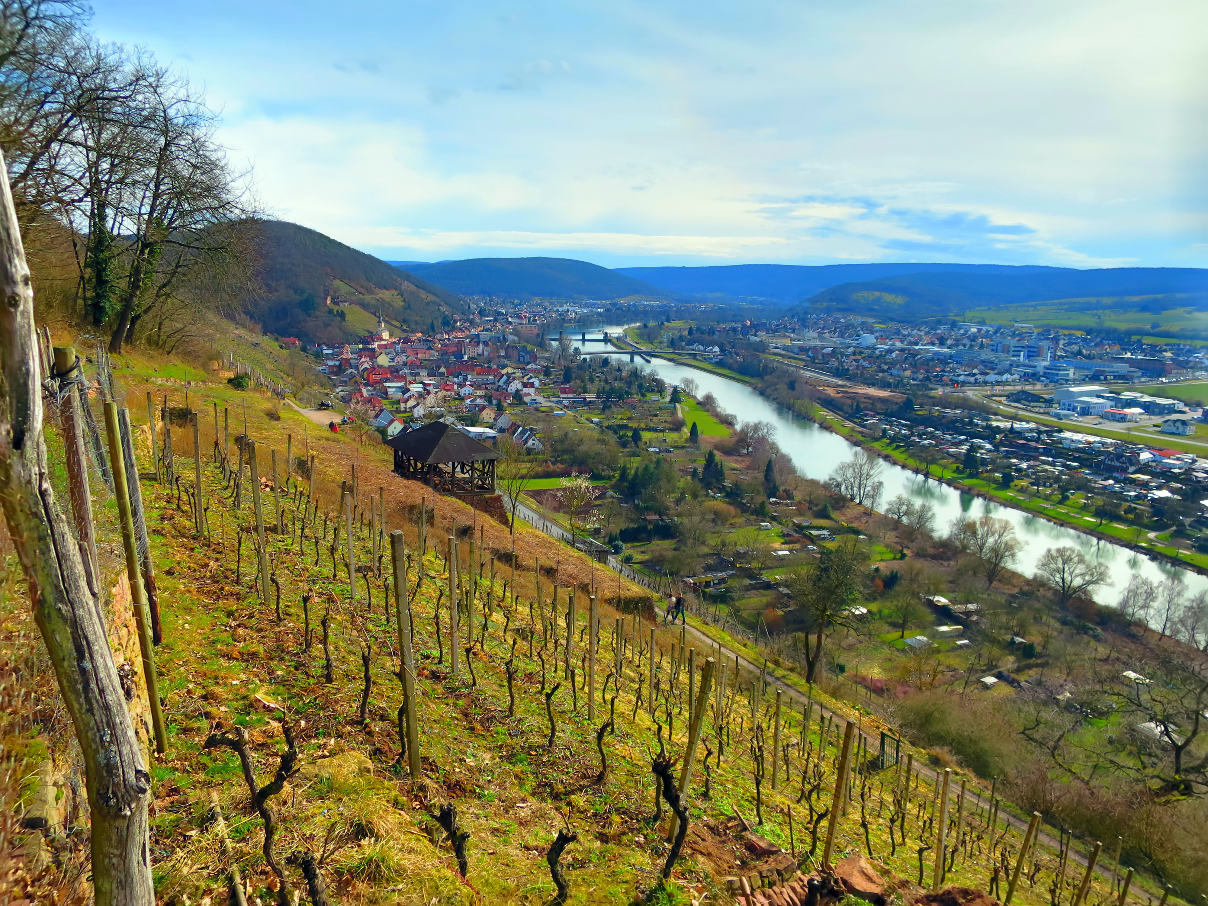 Der alte Weinbergspavillon wenige Tage vor seinem Abriss