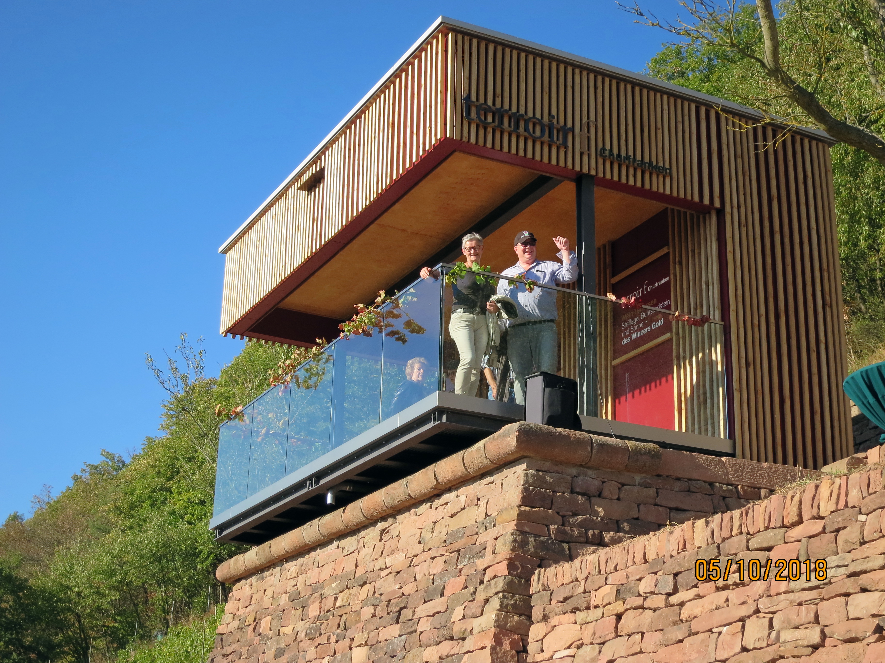 Eröffnung des neuen Terroir f Punktes am 05.10.2018