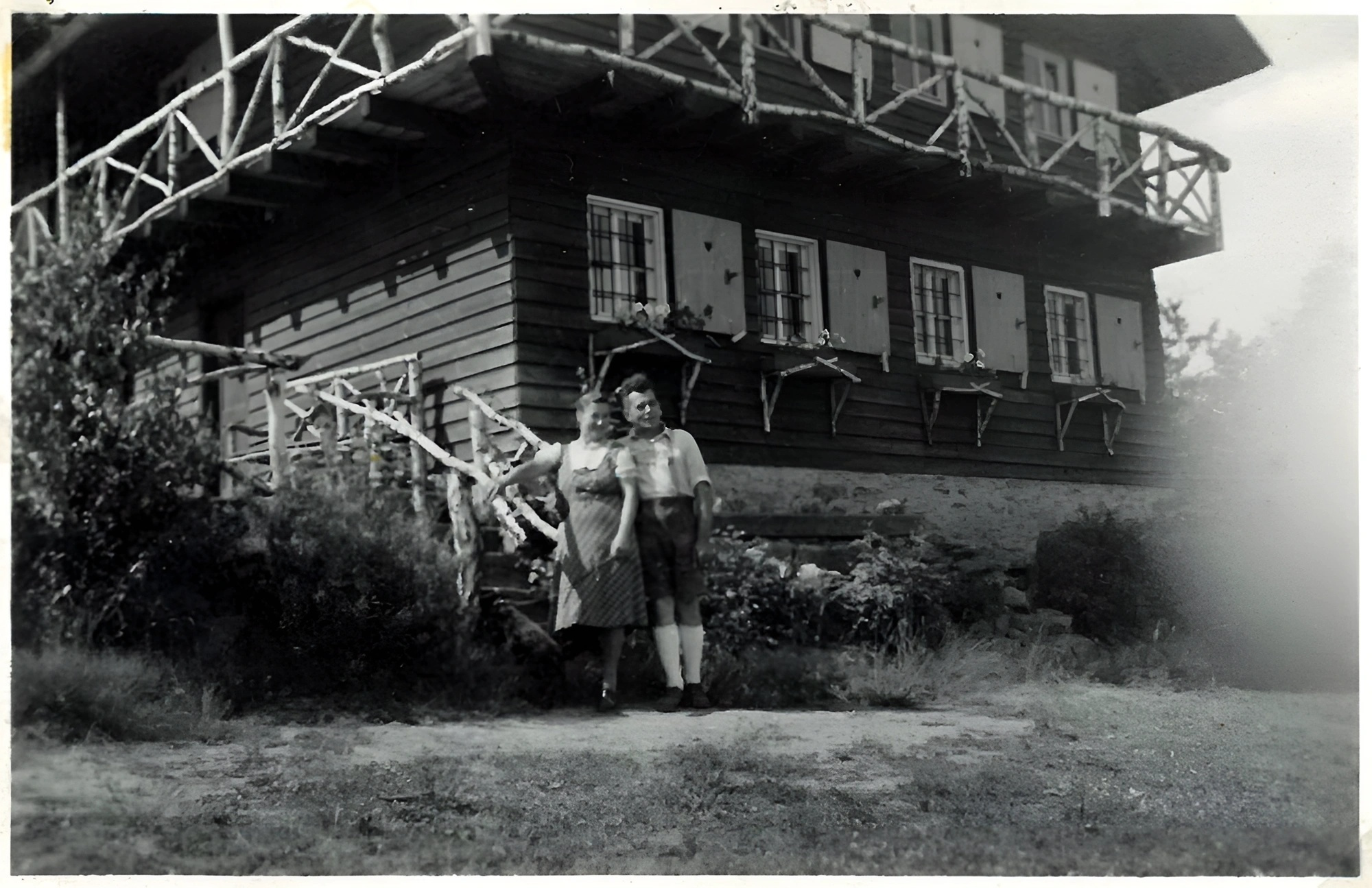 Am Zuckerhäuschen um 1950