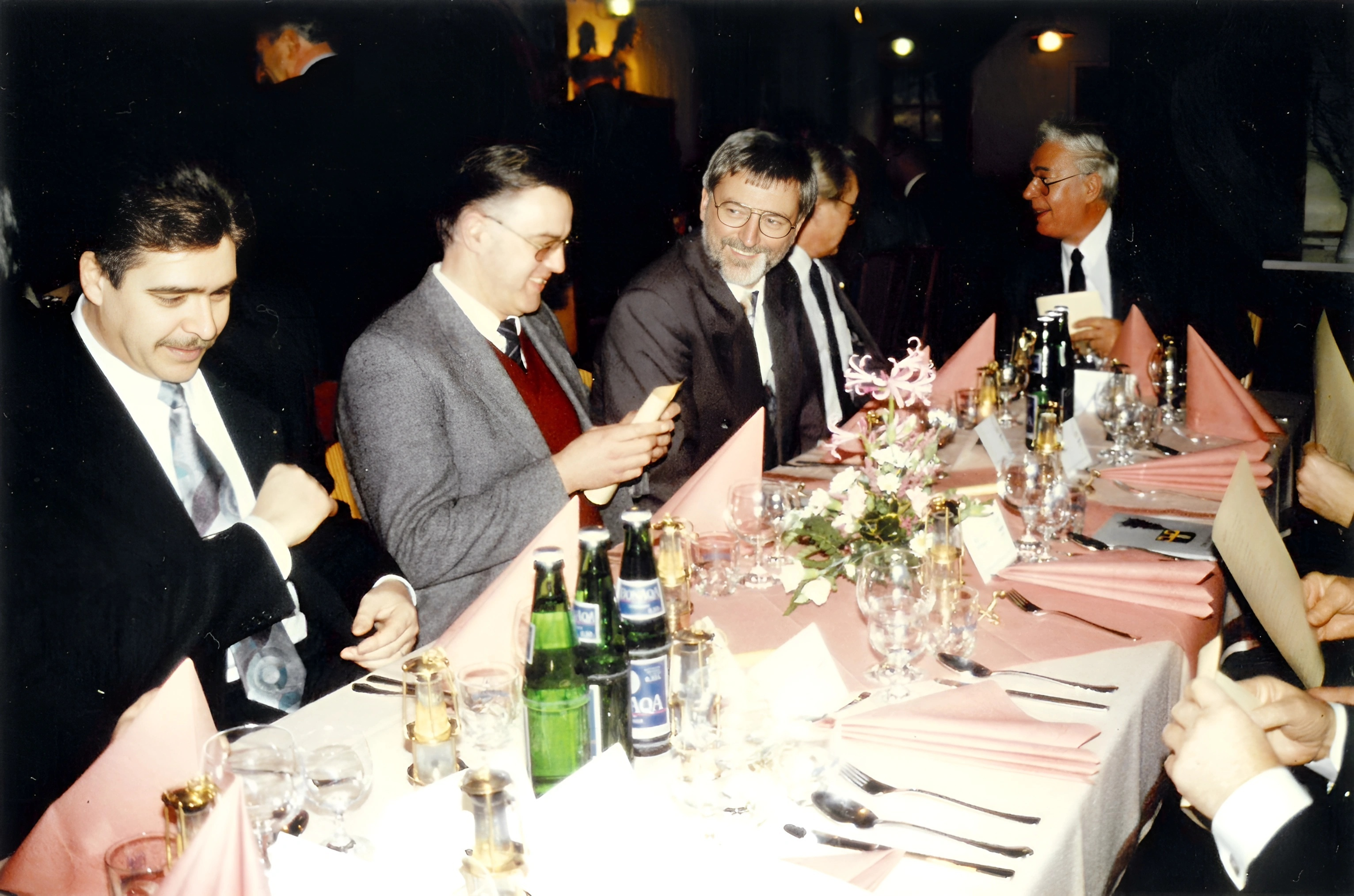 Während der Feier 250 Jahre Tonbergwerk im Haus des Gastes im Jahr 1992