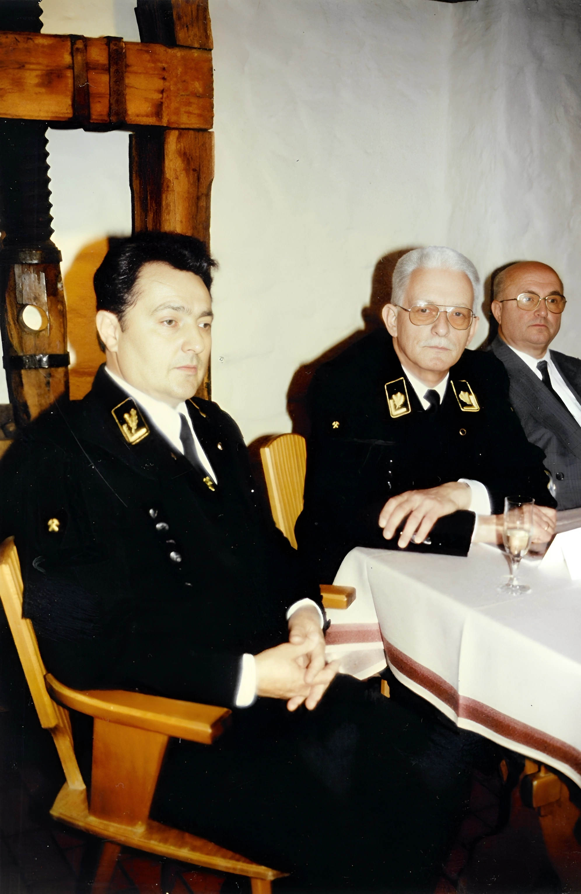 Während der Feier 250 Jahre Tonbergwerk im Haus des Gastes im Jahr 1992