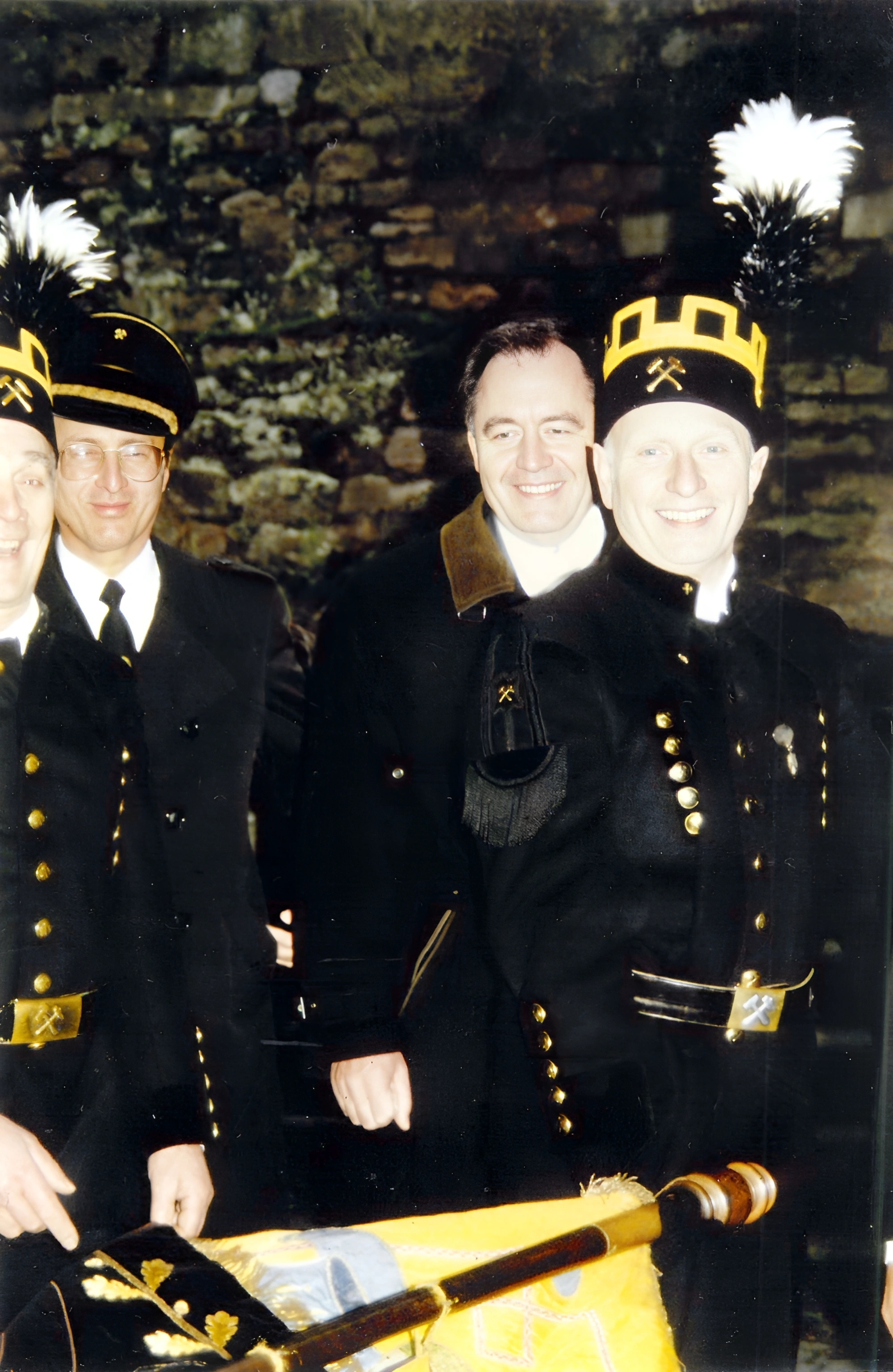 Während der Feier 250 Jahre Tonbergwerk