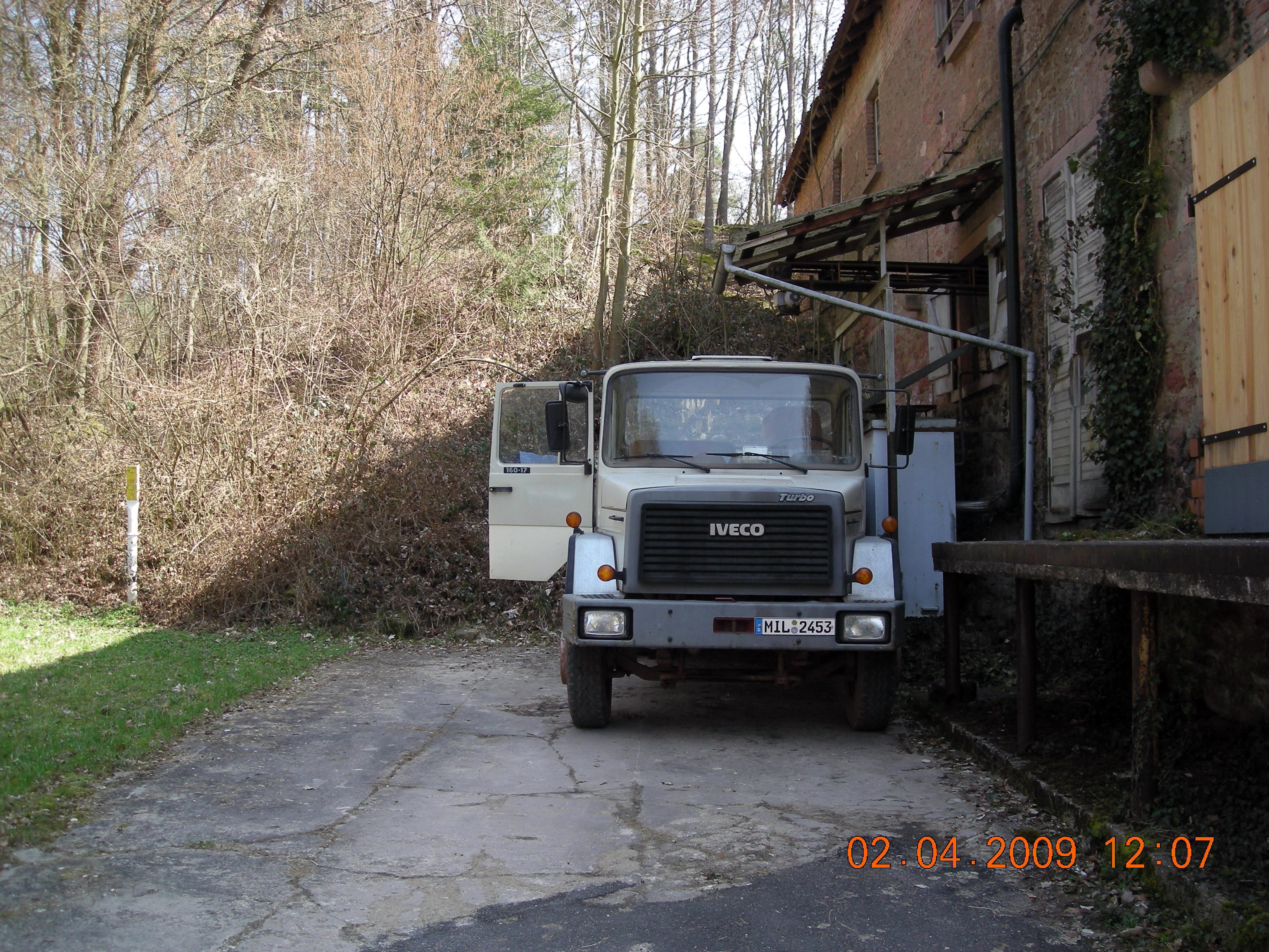 Tonauto an der Verladung