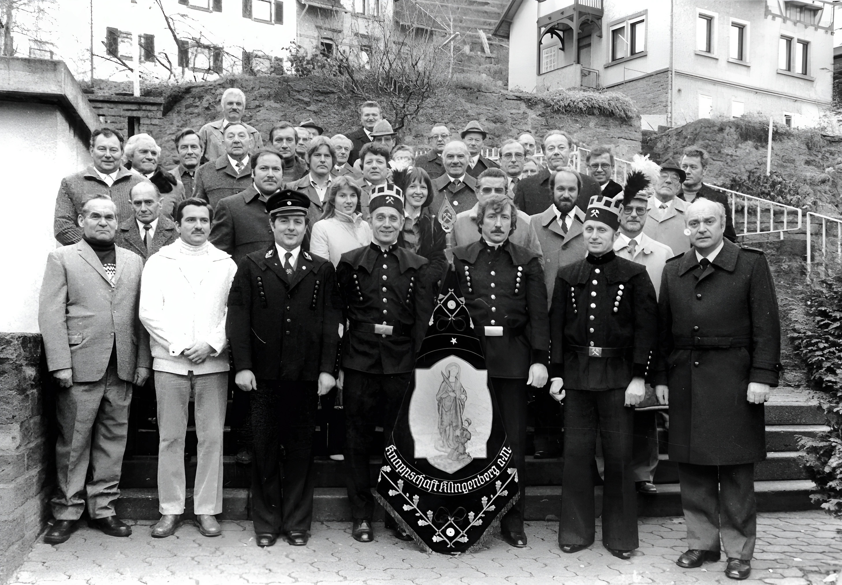 Gruppenfoto 1981 anl. der Barbarafeier