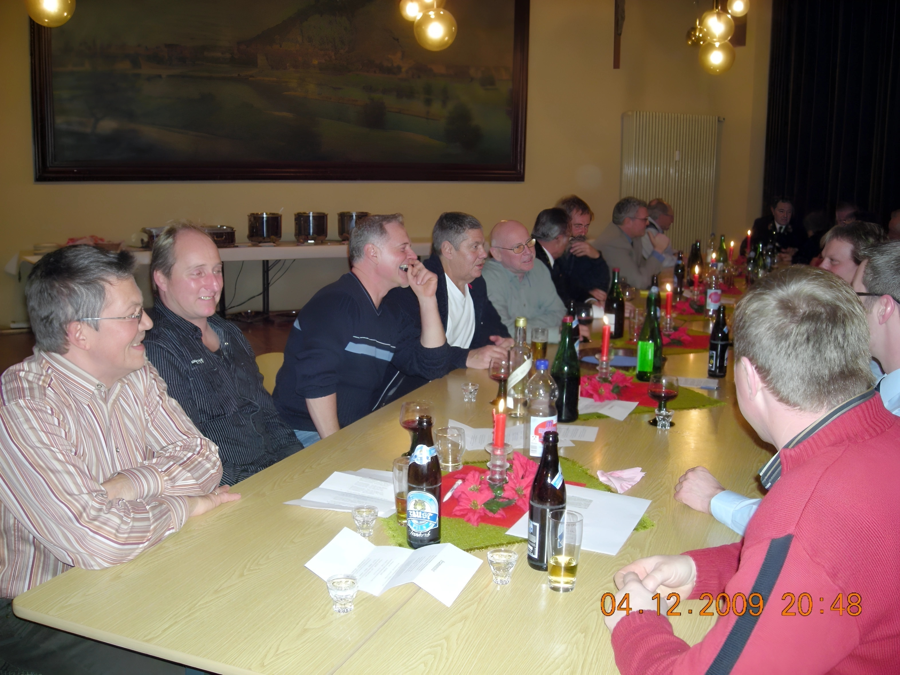 Während der Barbarafeier im Klingenberger Pfarrheim