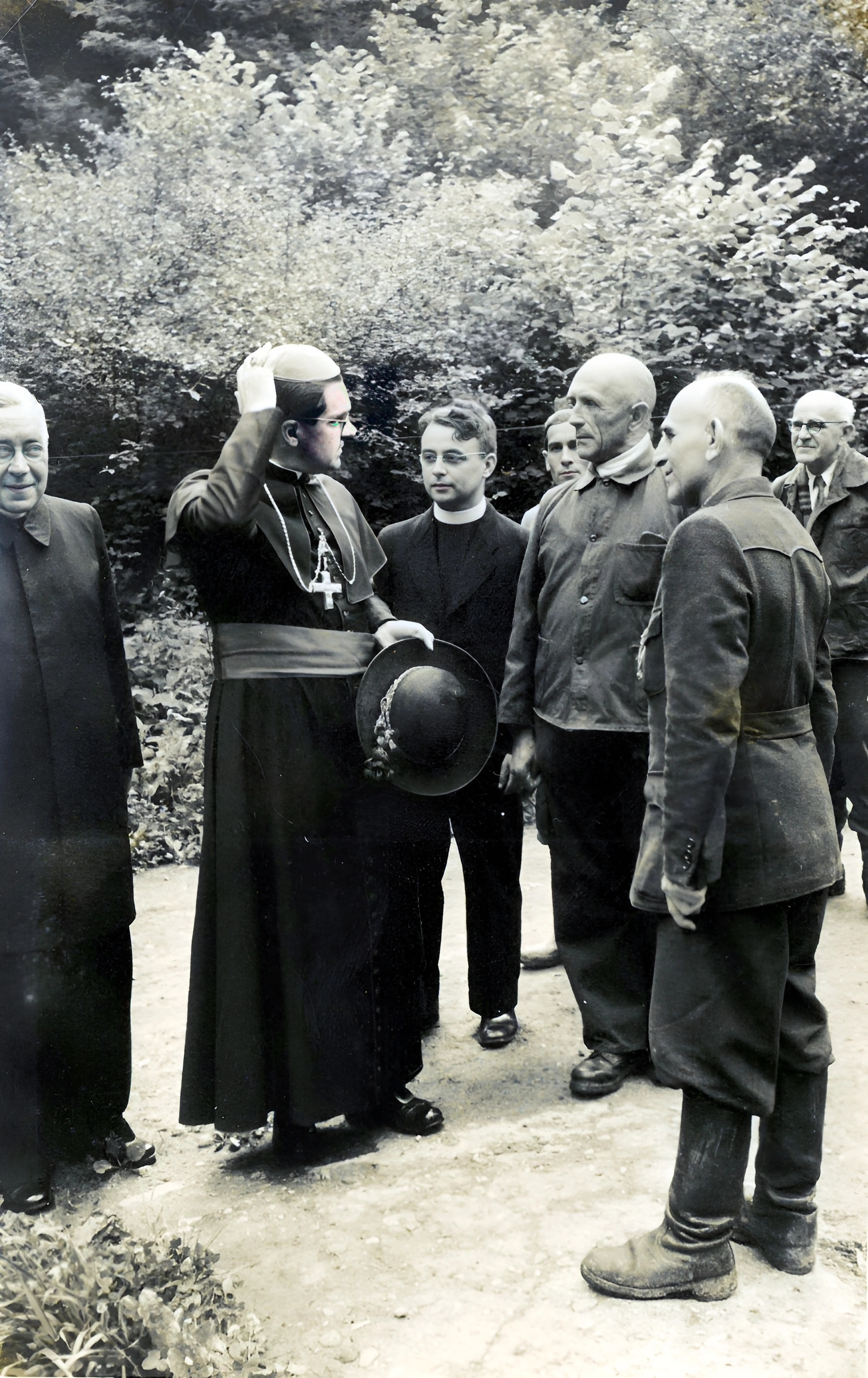 Empfang des Bischof Dr. Julius Doepfner