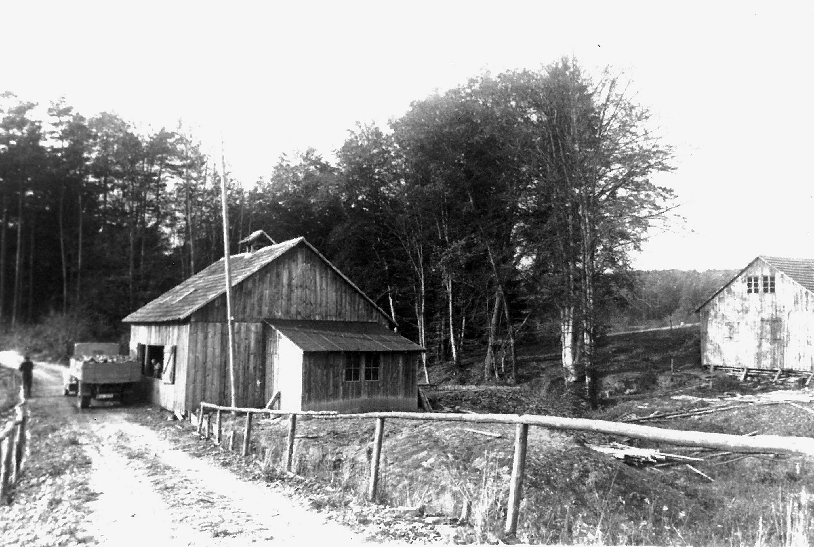 Das Tonabbaugelände um 1910