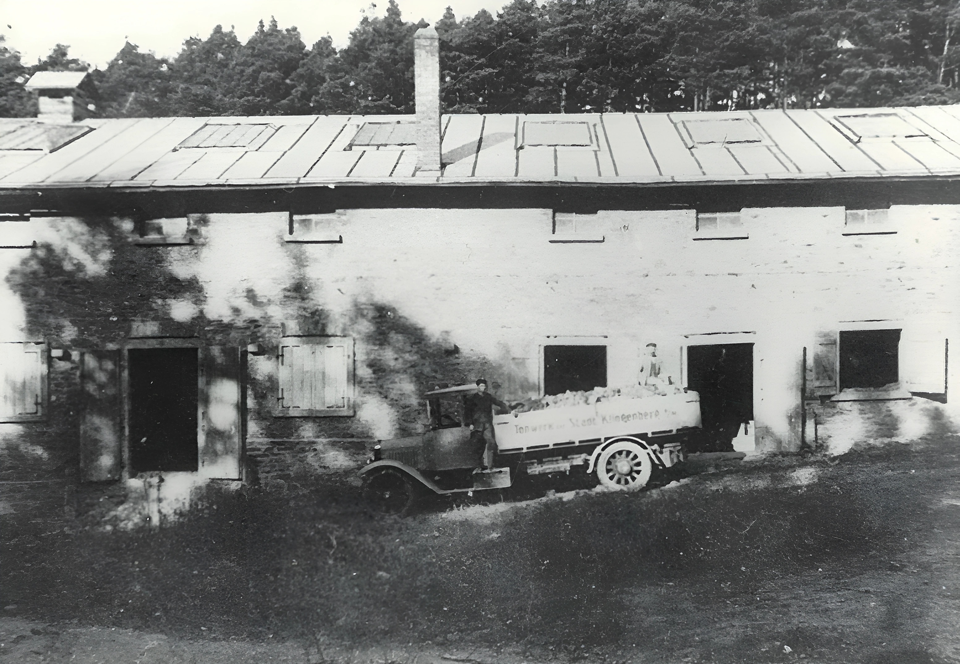 Tonmühle mit LKW 1922