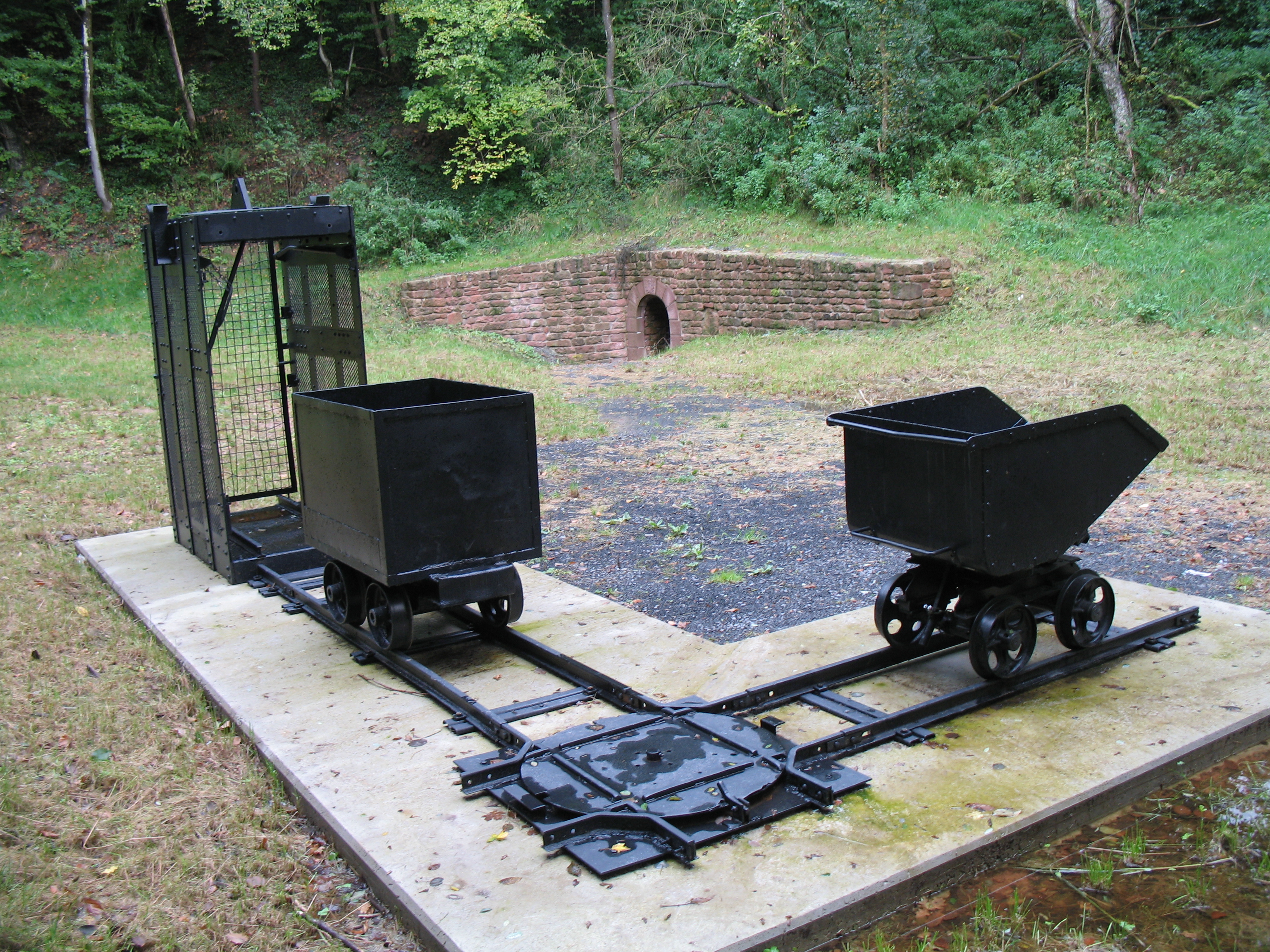 Der Rastplatz an der Station 4 des Europäischen Kulturwegs