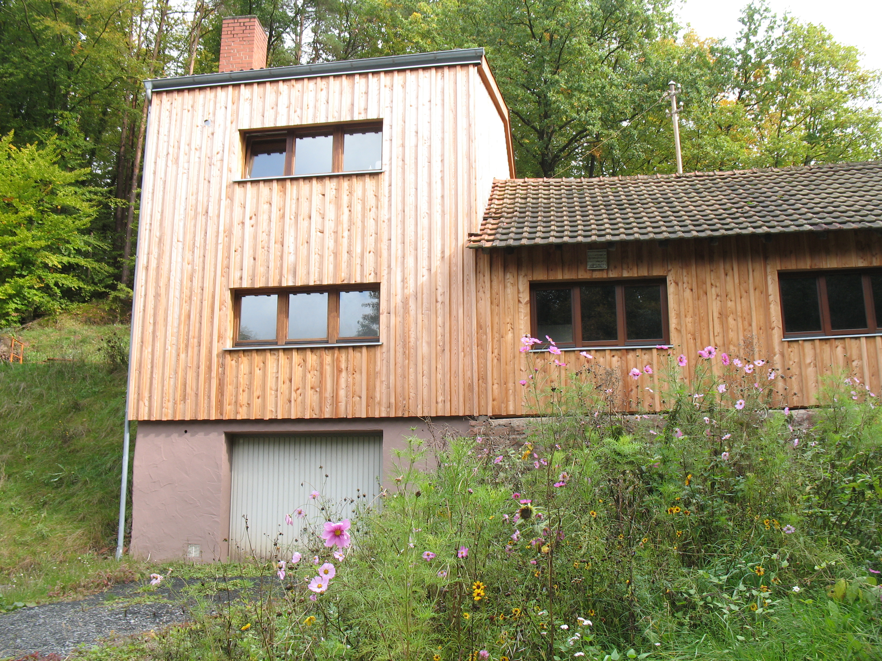 Das ehemalige Verwaltungs- und Personalgebäude wurde zur Naturschutzstation umgebaut