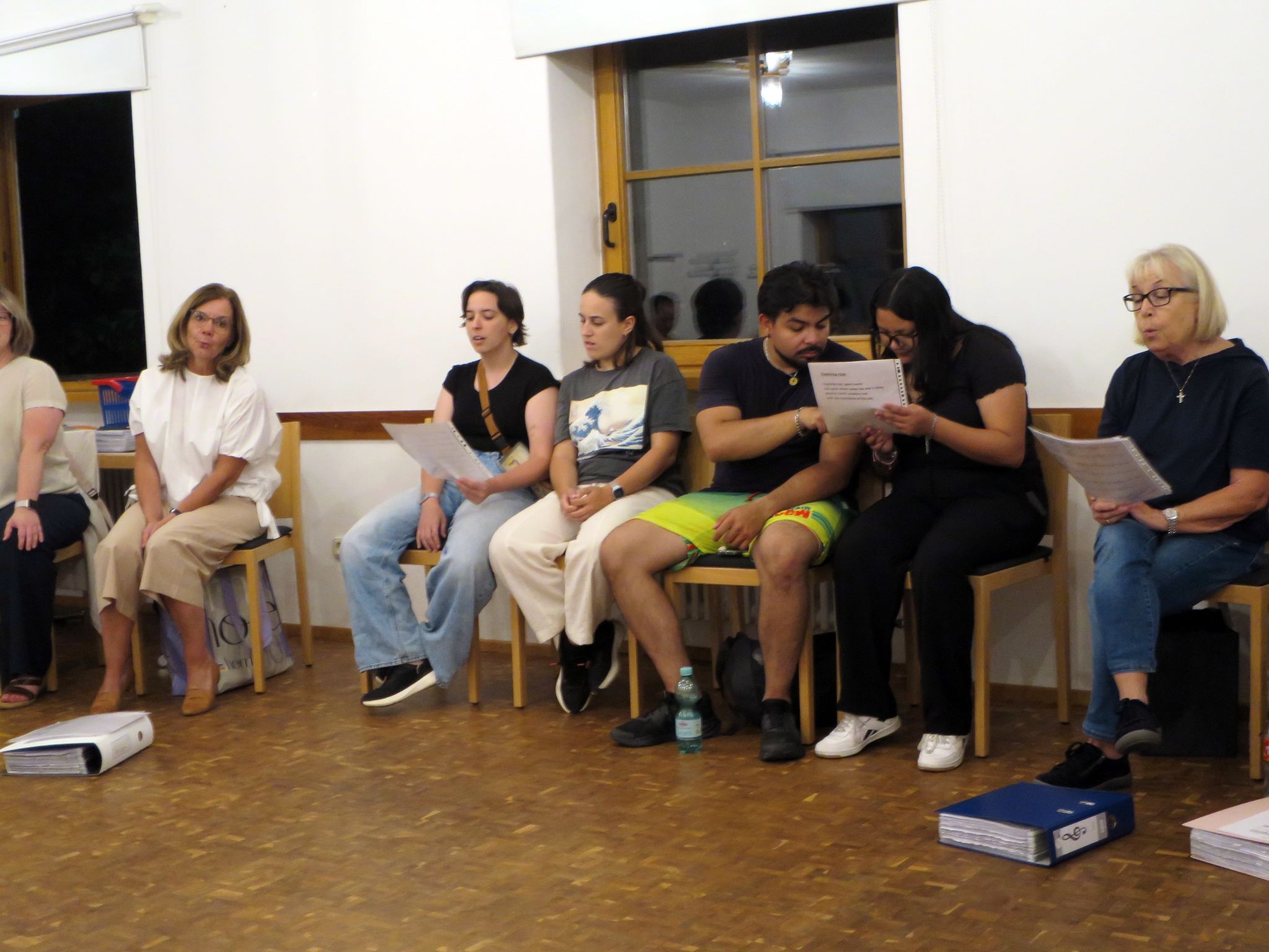 Chorprobe mit dem Moya-Chor