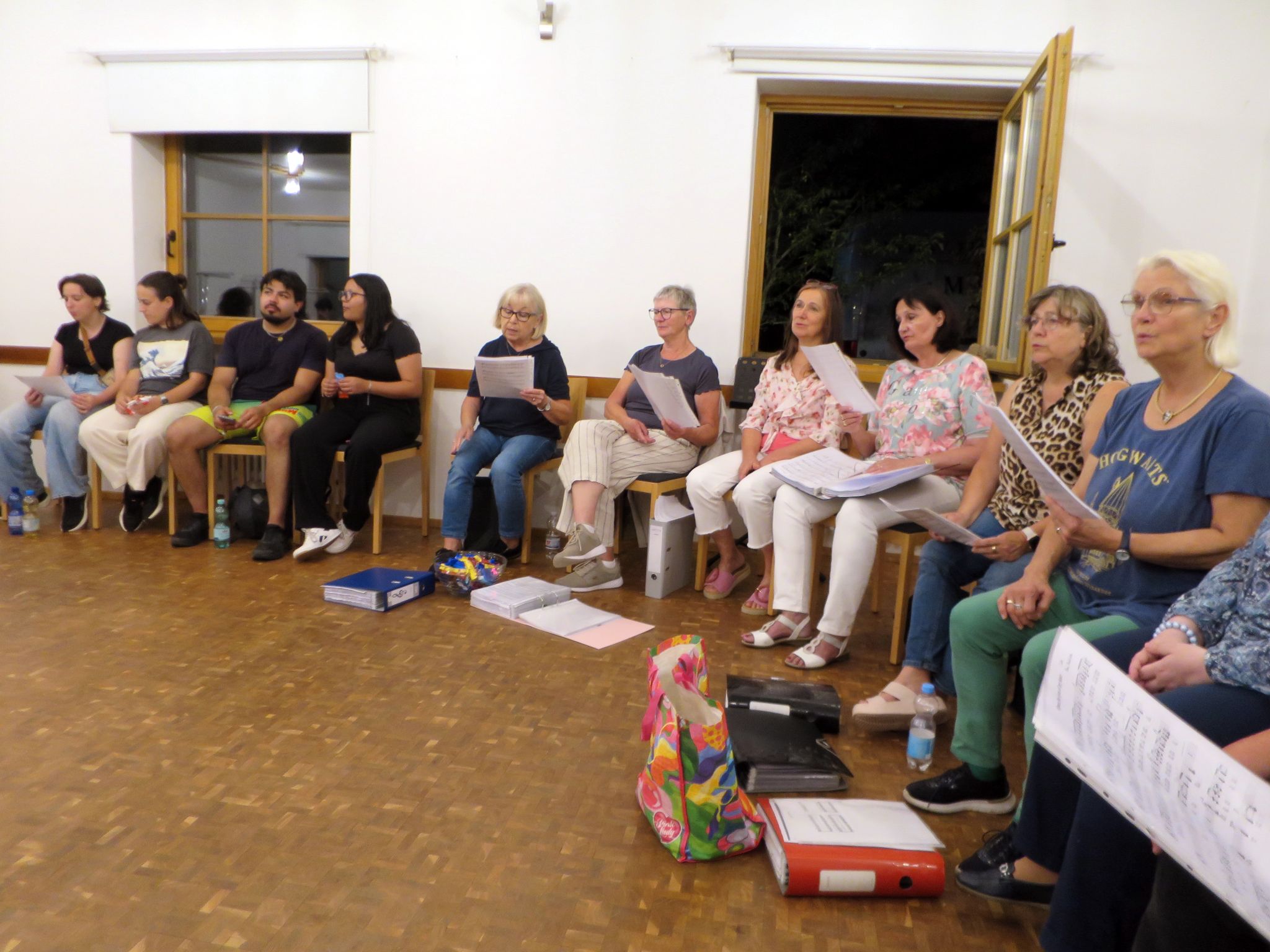 Chorprobe mit dem Moya-Chor